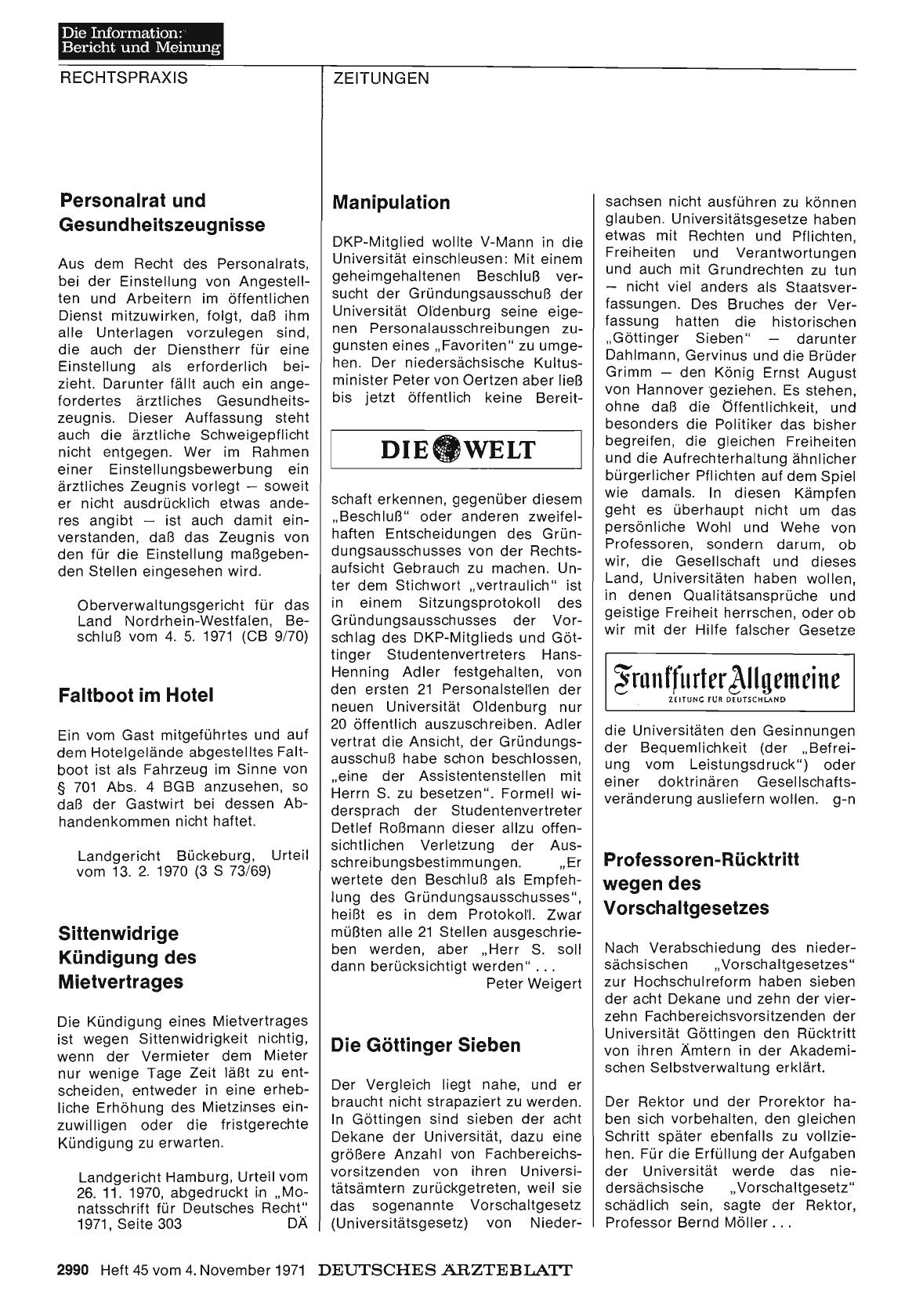 Vorschauseite 1: Sittenwidrige Kündigung des Mietvertrages