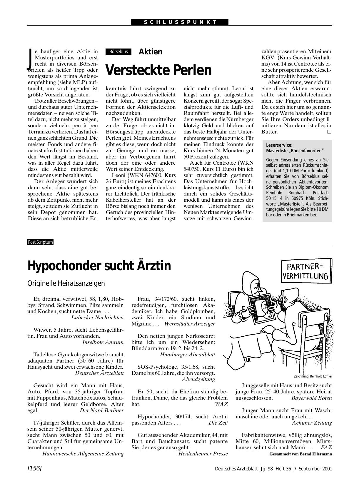 Vorschauseite 1: Aktien: Versteckte Perlen