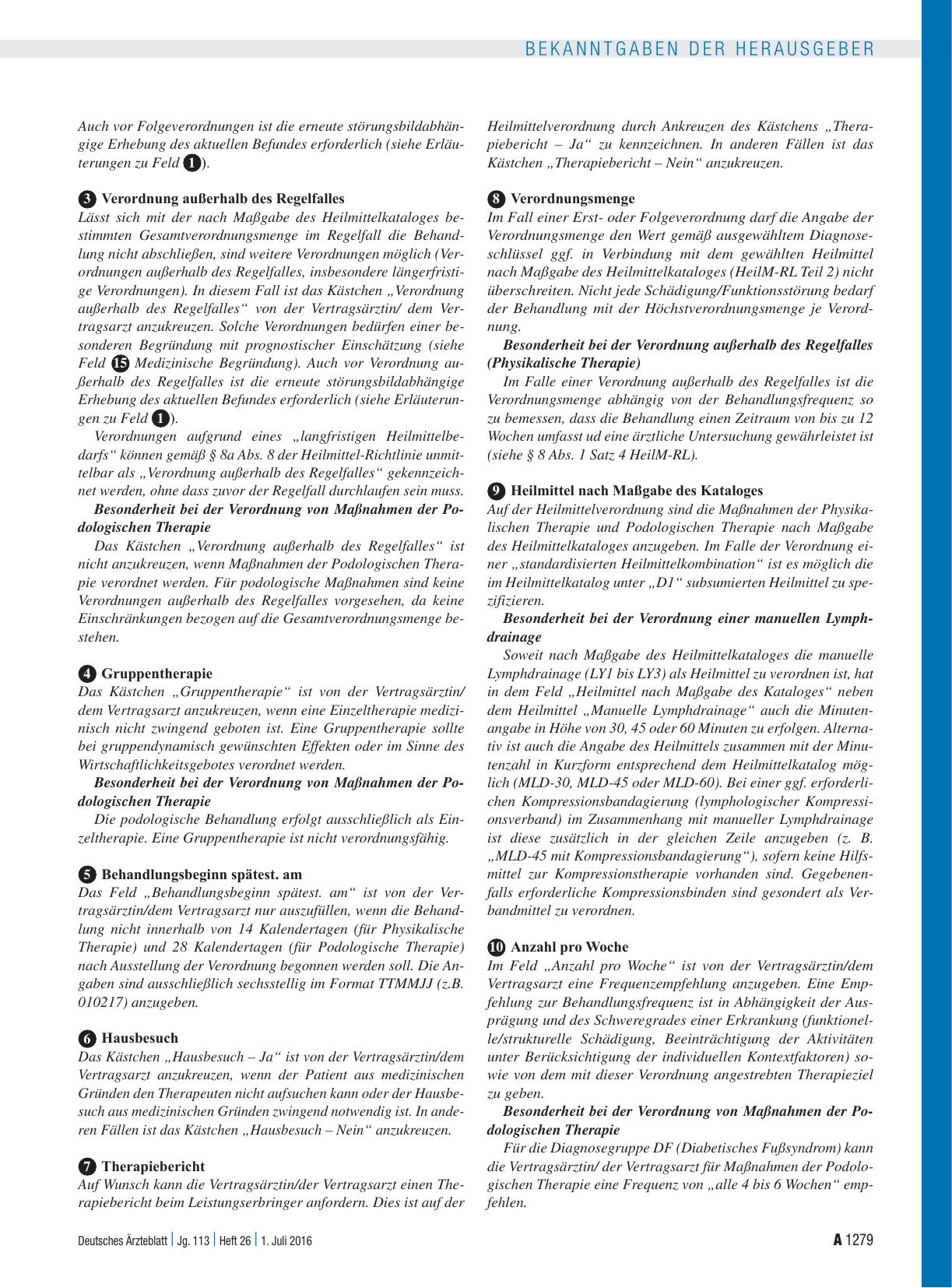 Vorschauseite 2: 40. Änderung der Vereinbarung über Vordrucke für die vertragsärztliche Versorgung