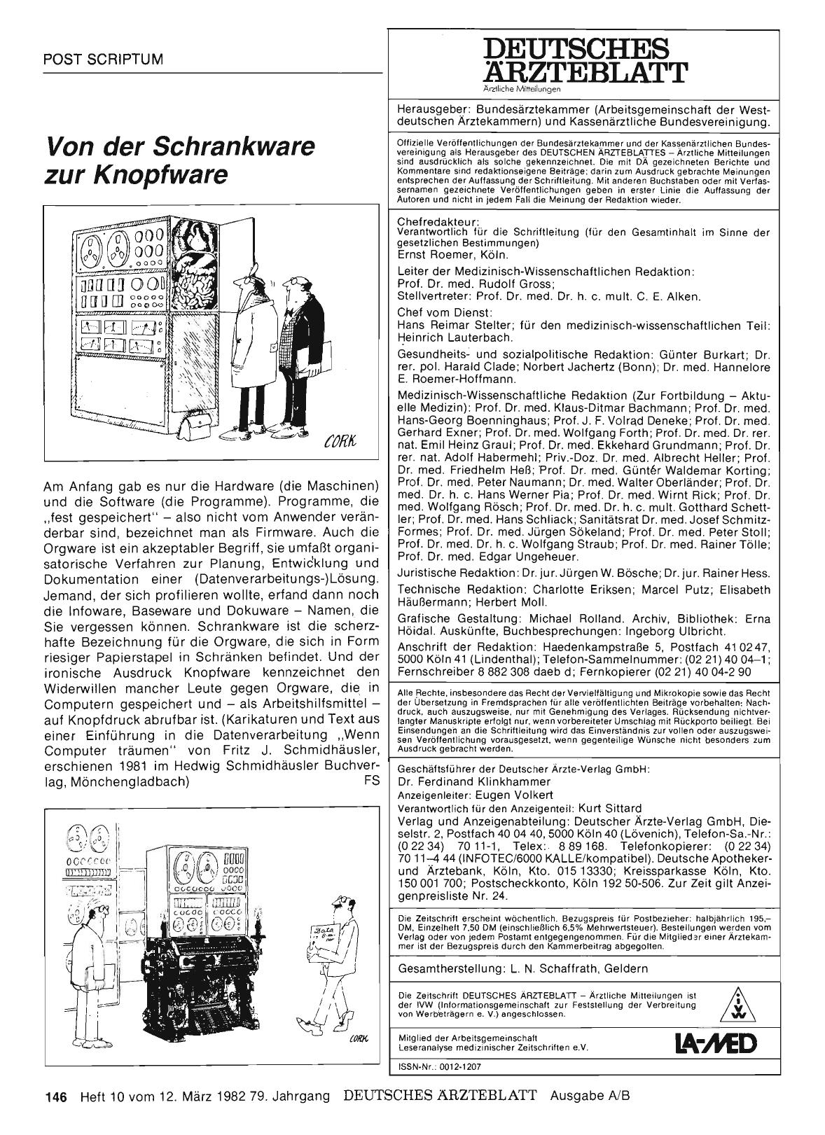 Vorschauseite 1: Von der Schrankware zur Knopfware
