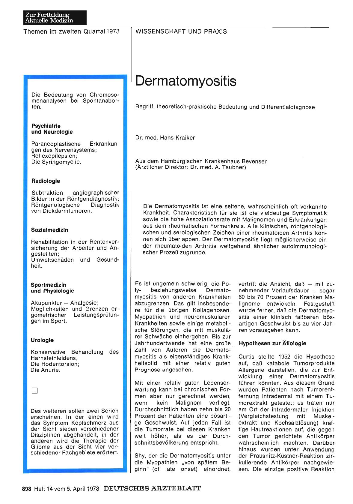 Vorschauseite 1: Dermatomyositis
