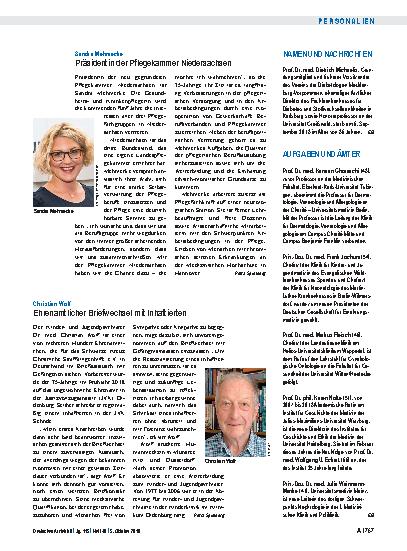 Vorschauseite 1: Christian Wolf: Ehrenamtlicher Briefwechsel mit Inhaftierten
