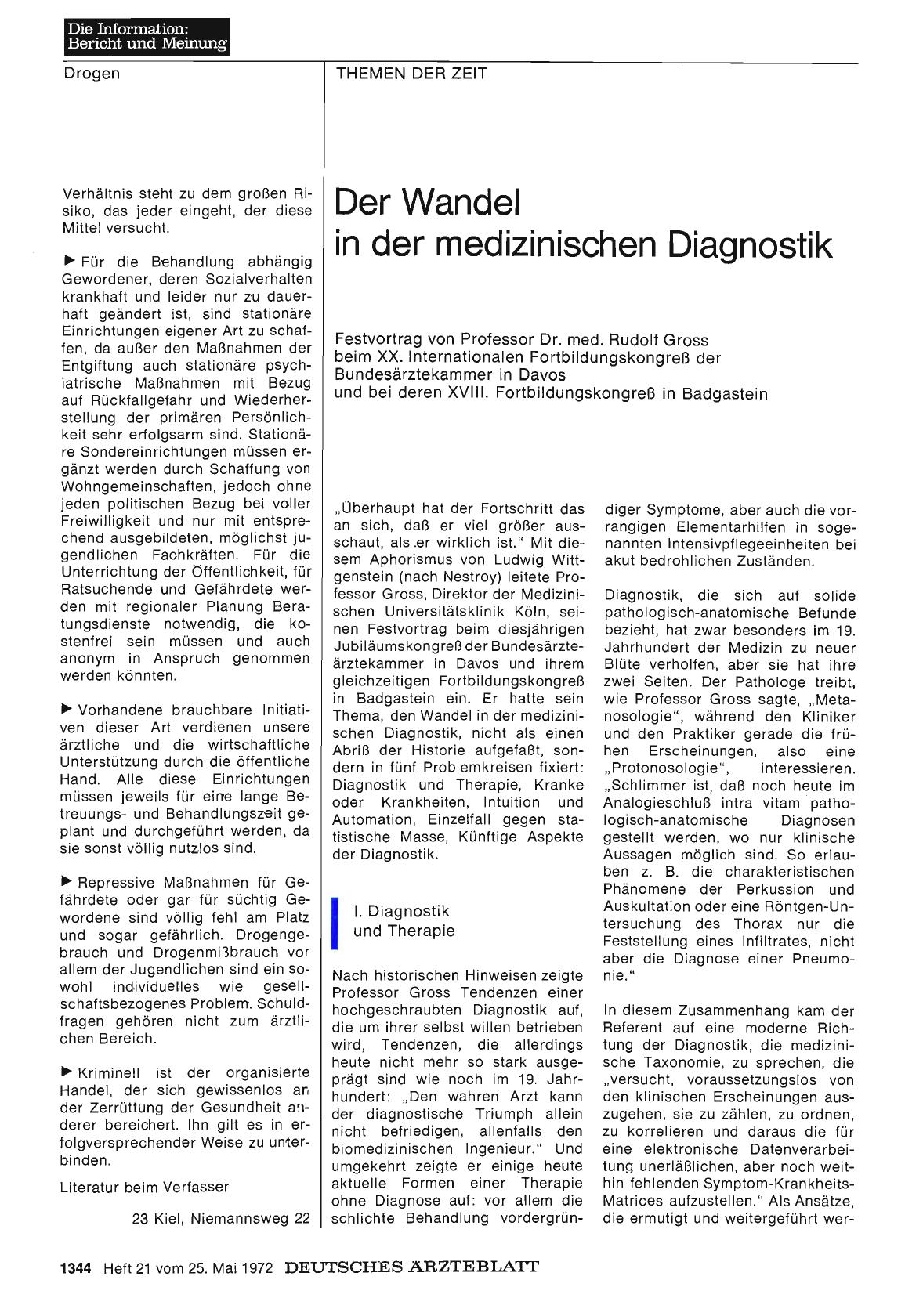 Vorschauseite 1: Der Wandel in der medizinischen Diagnostik