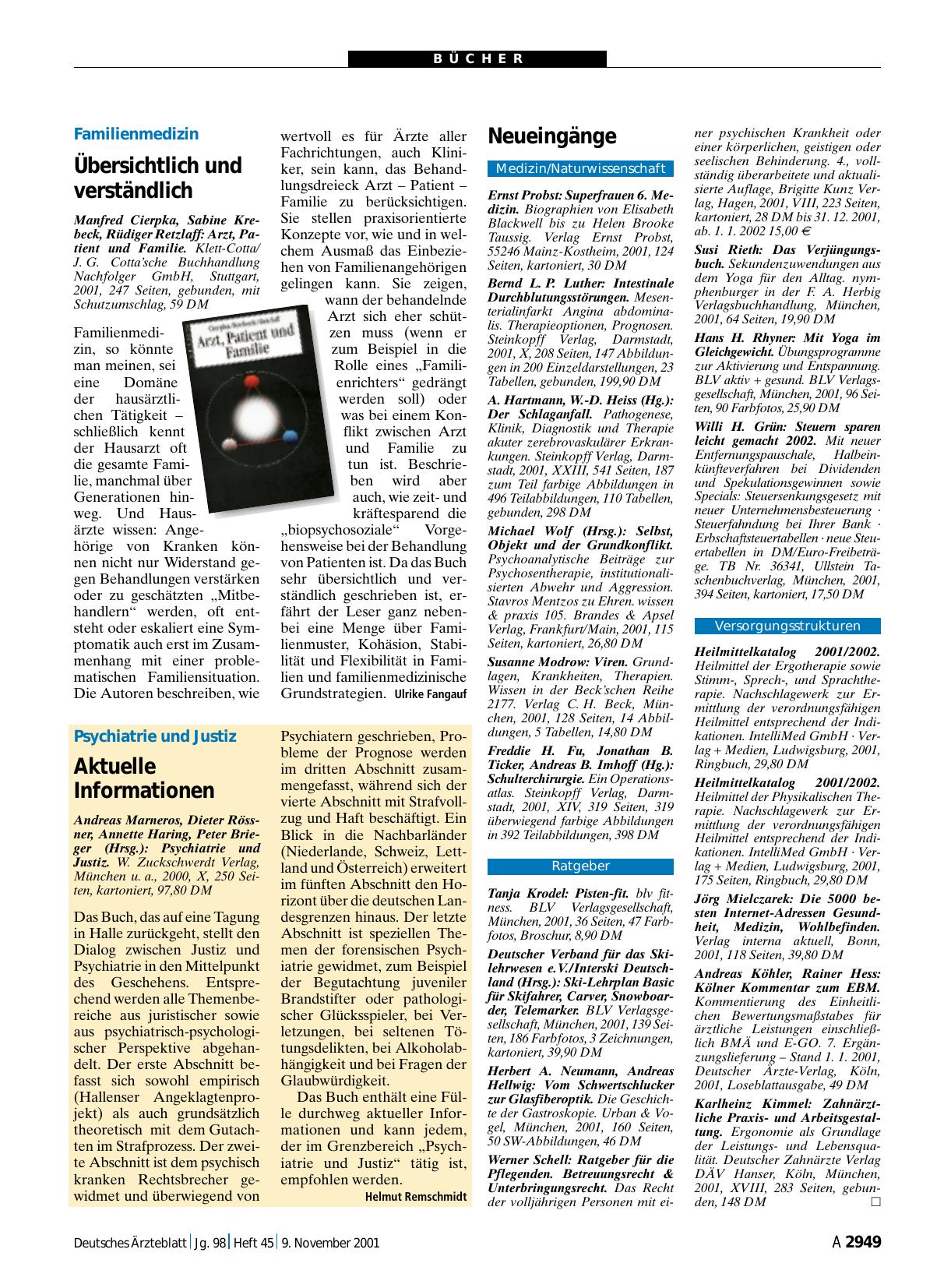 Vorschauseite 1: Arzt, Patient und Familie
