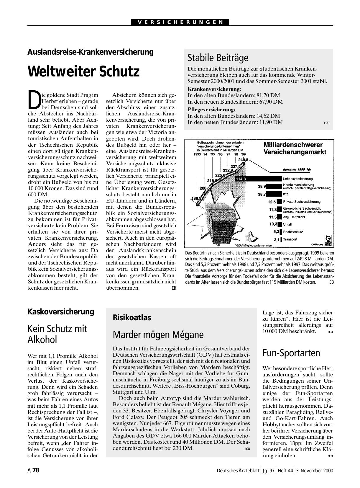 Vorschauseite 1: Risikoatlas: Marder mögen Mégane