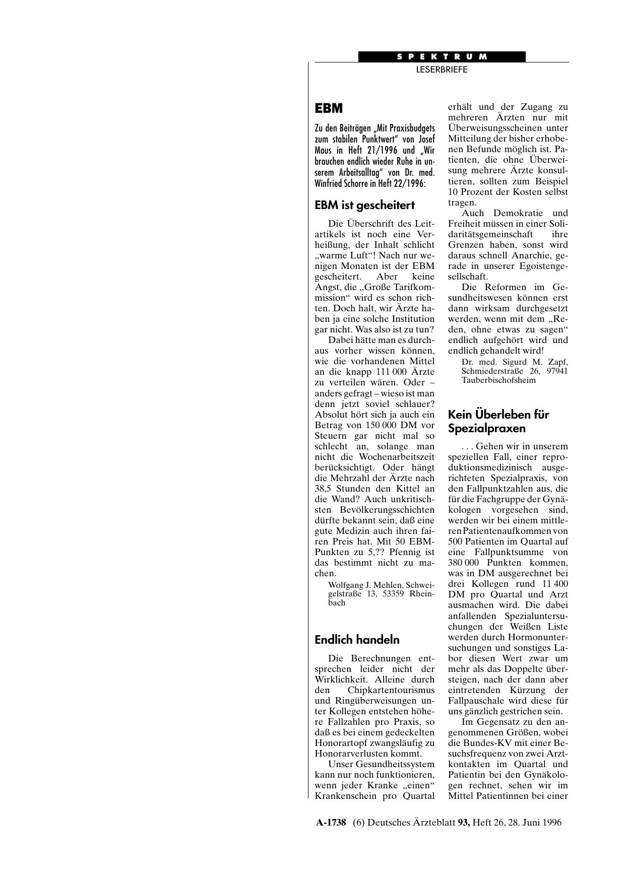 Vorschauseite 1: EBM: EBM ist gescheitert