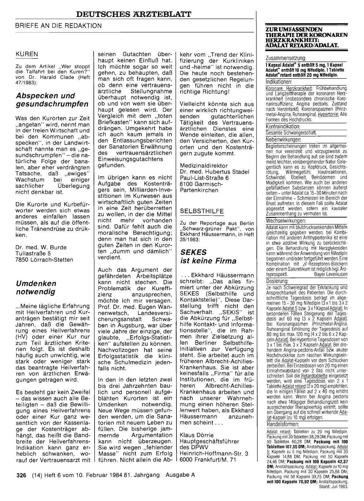Vorschauseite 1: SELBSTHILFE: SEKES ist keine Firma