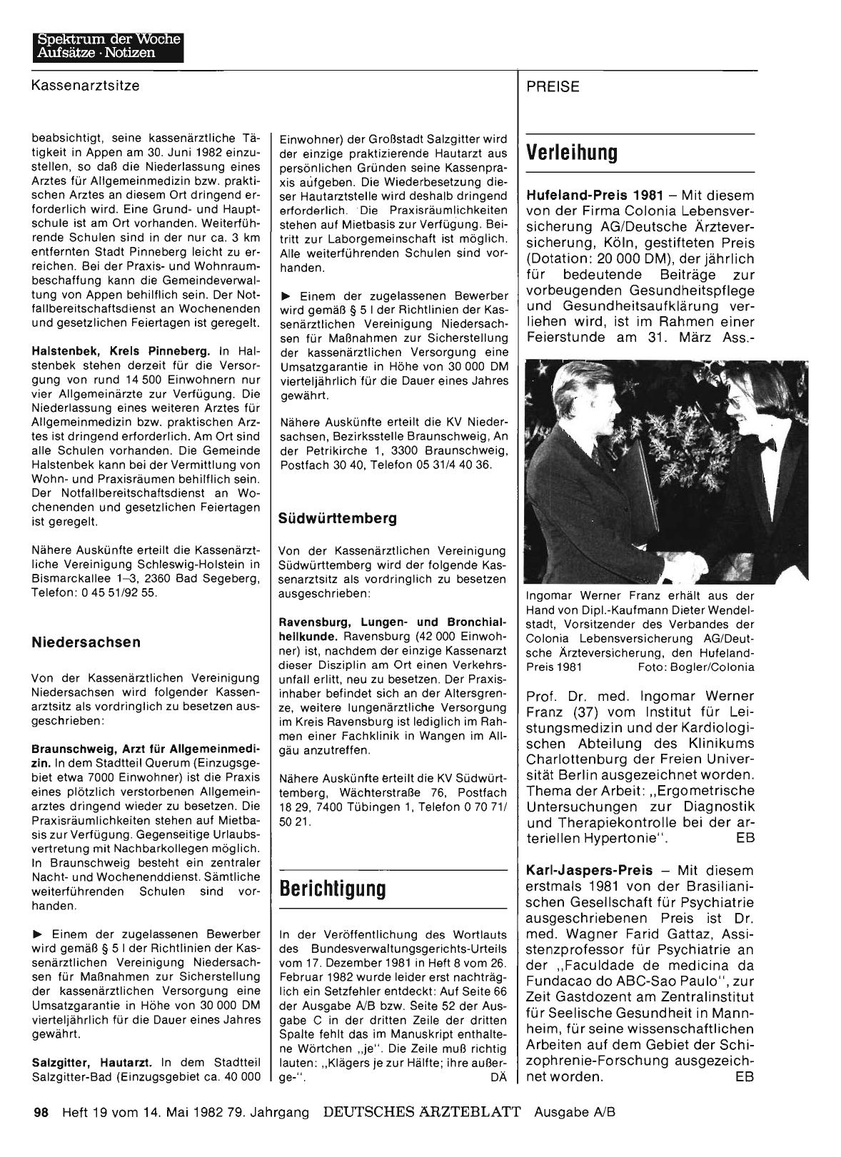 Vorschauseite 1: Berichtigung