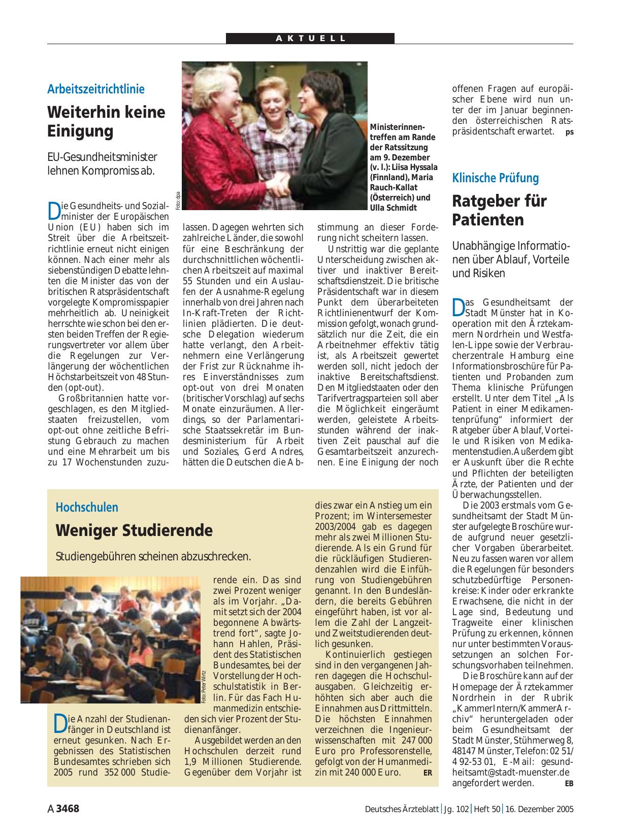 Vorschauseite 1: Klinische Prüfung: Ratgeber für Patienten