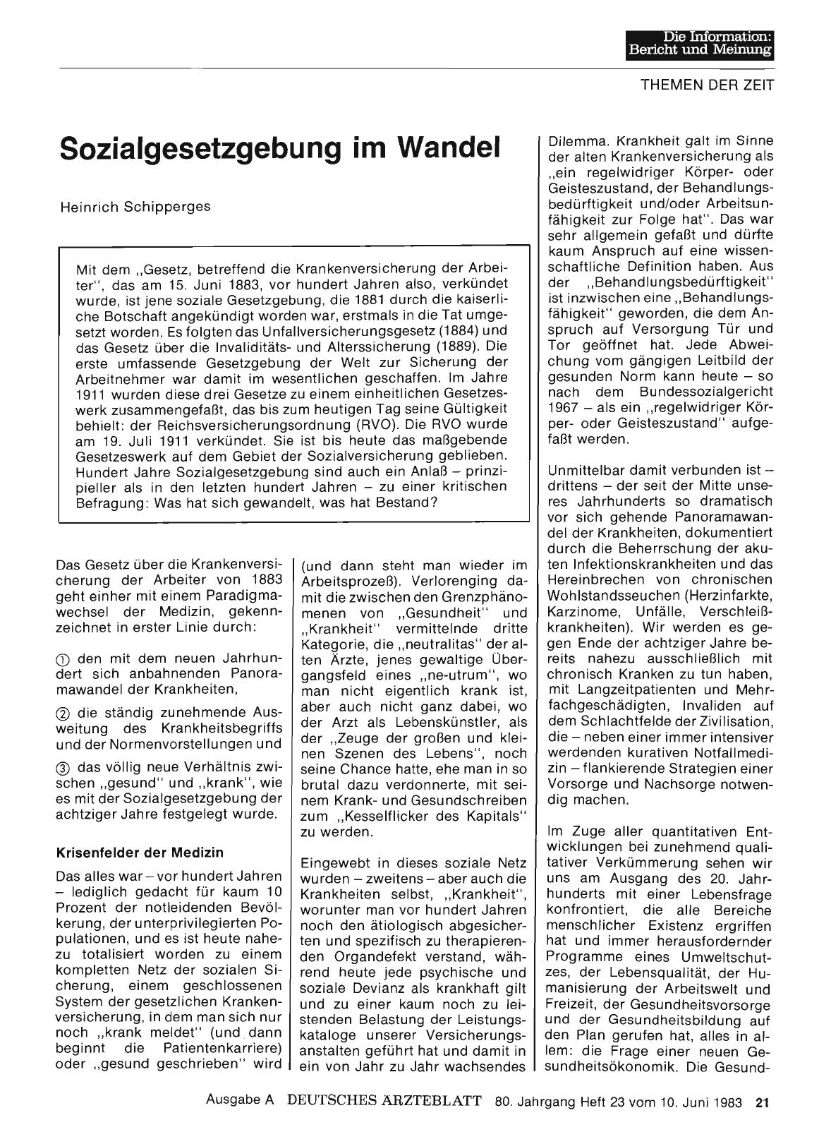 Vorschauseite 1: Sozialgesetzgebung im Wandel