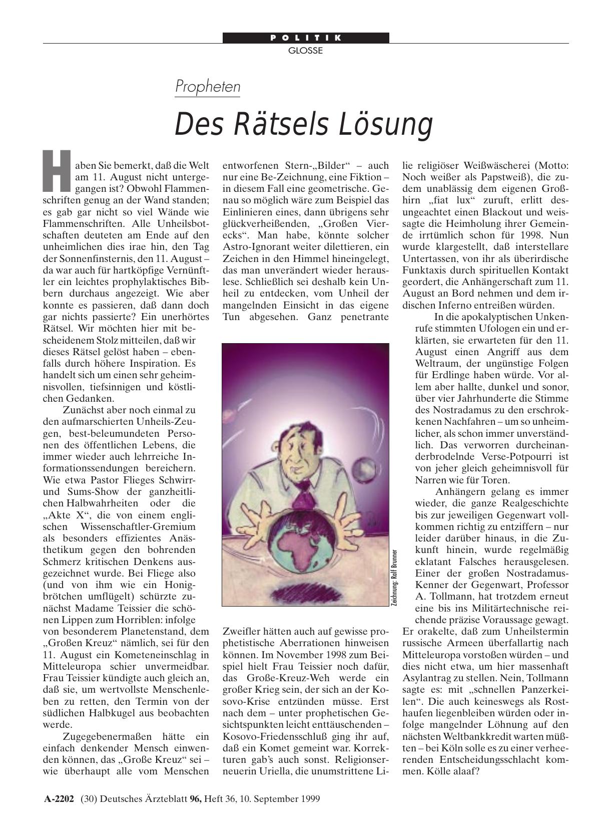 Vorschauseite 1: Propheten: Des Rätsels Lösung