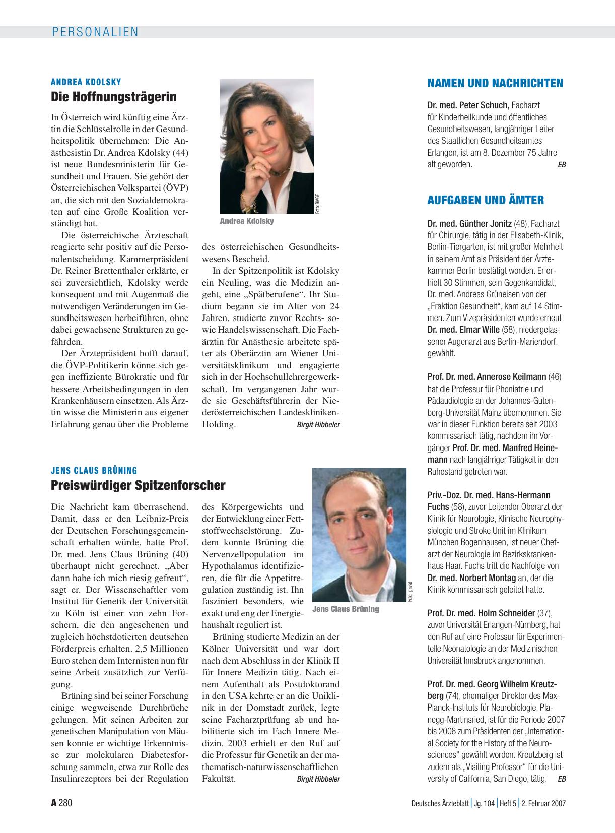 Vorschauseite 1: Aufgaben und Ämter