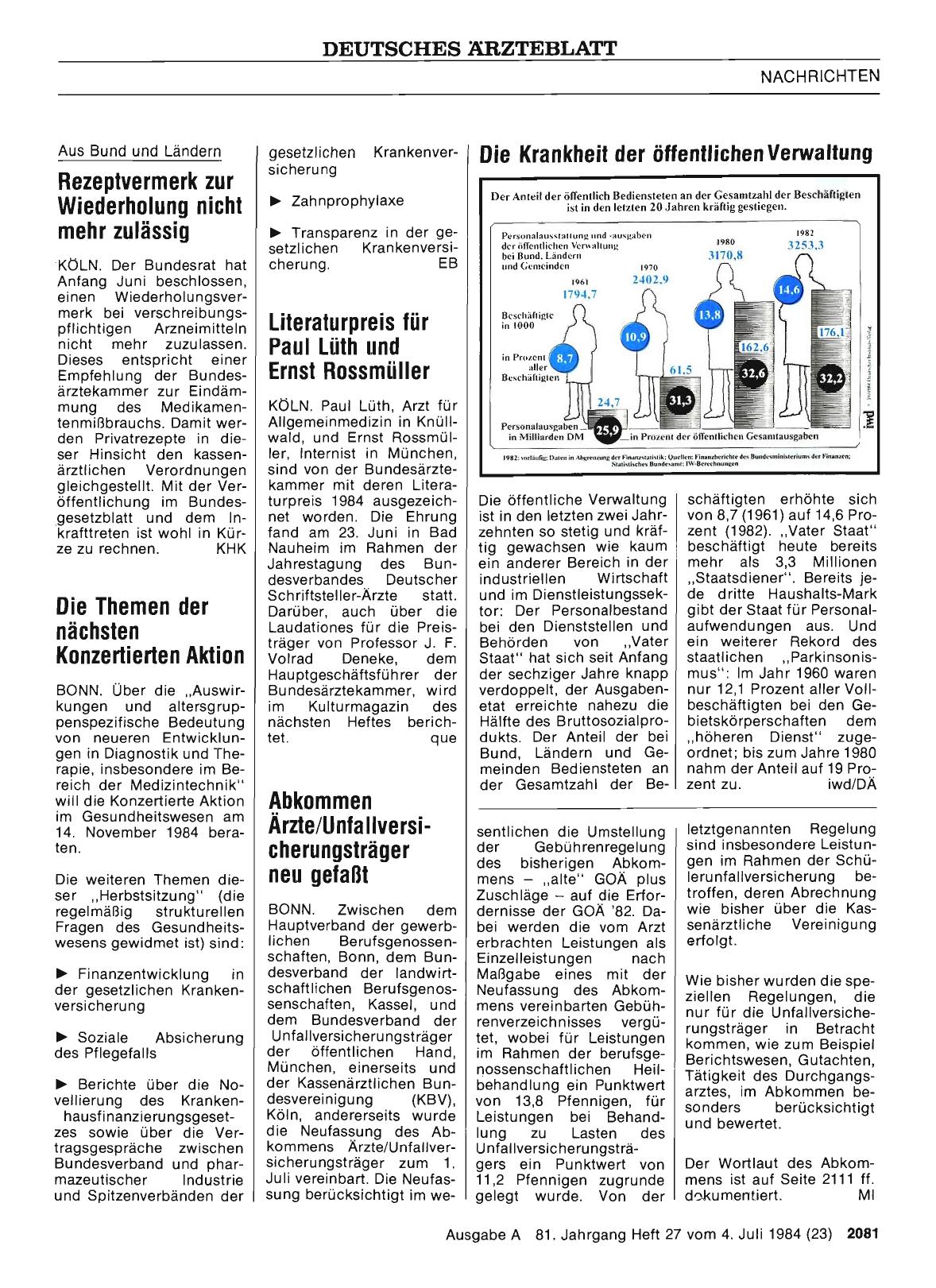 Vorschauseite 1: Abkommen Ärzte/Uniallversicherungsträger neu gefaß