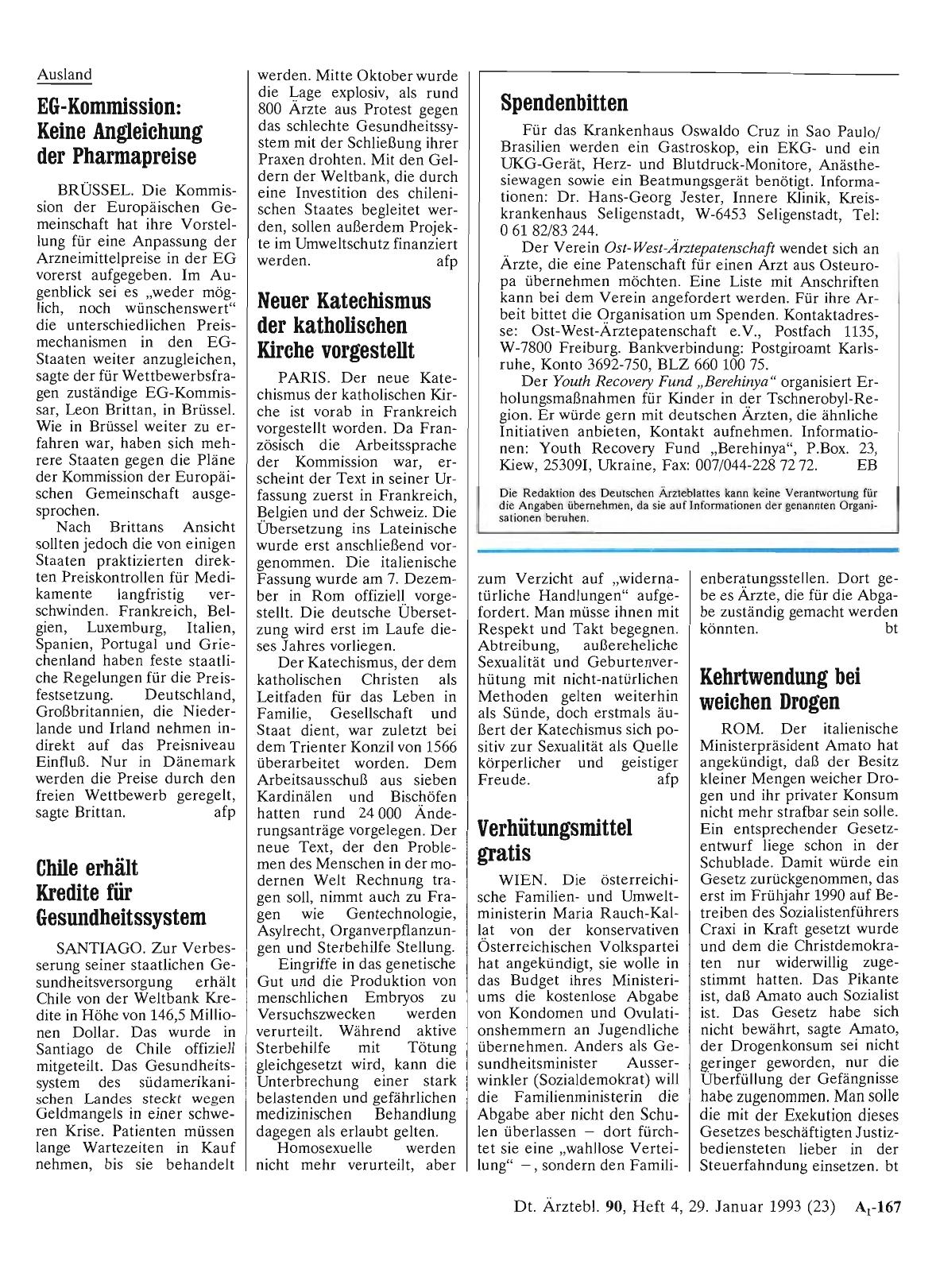 Vorschauseite 1: Verhütungsmittel gratis