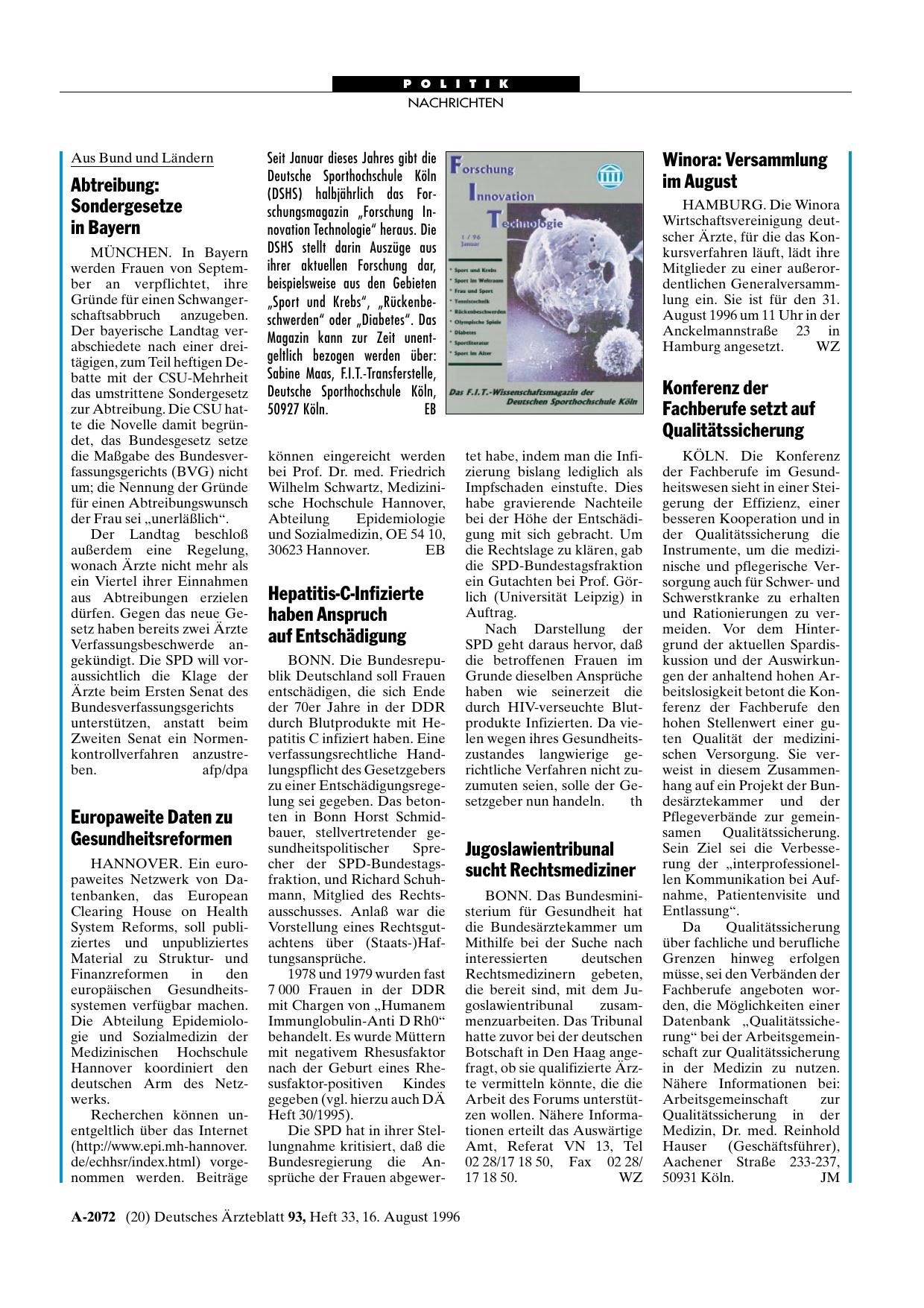 Vorschauseite 1: Jugoslawientribunal sucht Rechtsmediziner