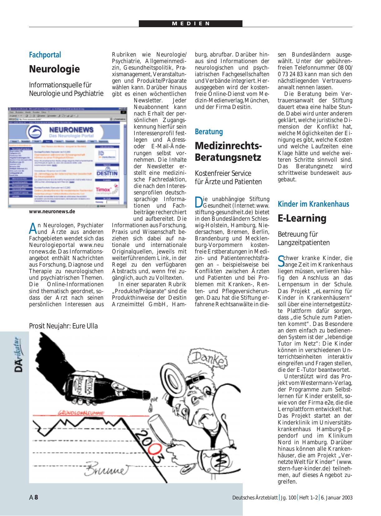 Vorschauseite 1: Kinder im Krankenhaus: E-Learning