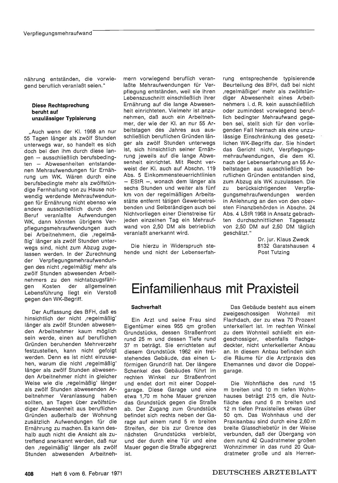 Vorschauseite 1: Einfamilienhaus mit Praxisteil