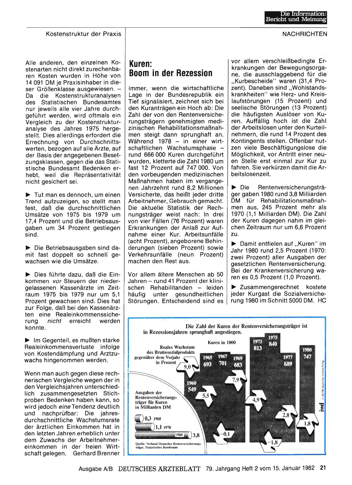 Vorschauseite 1: Kuren: Boom in der Rezession