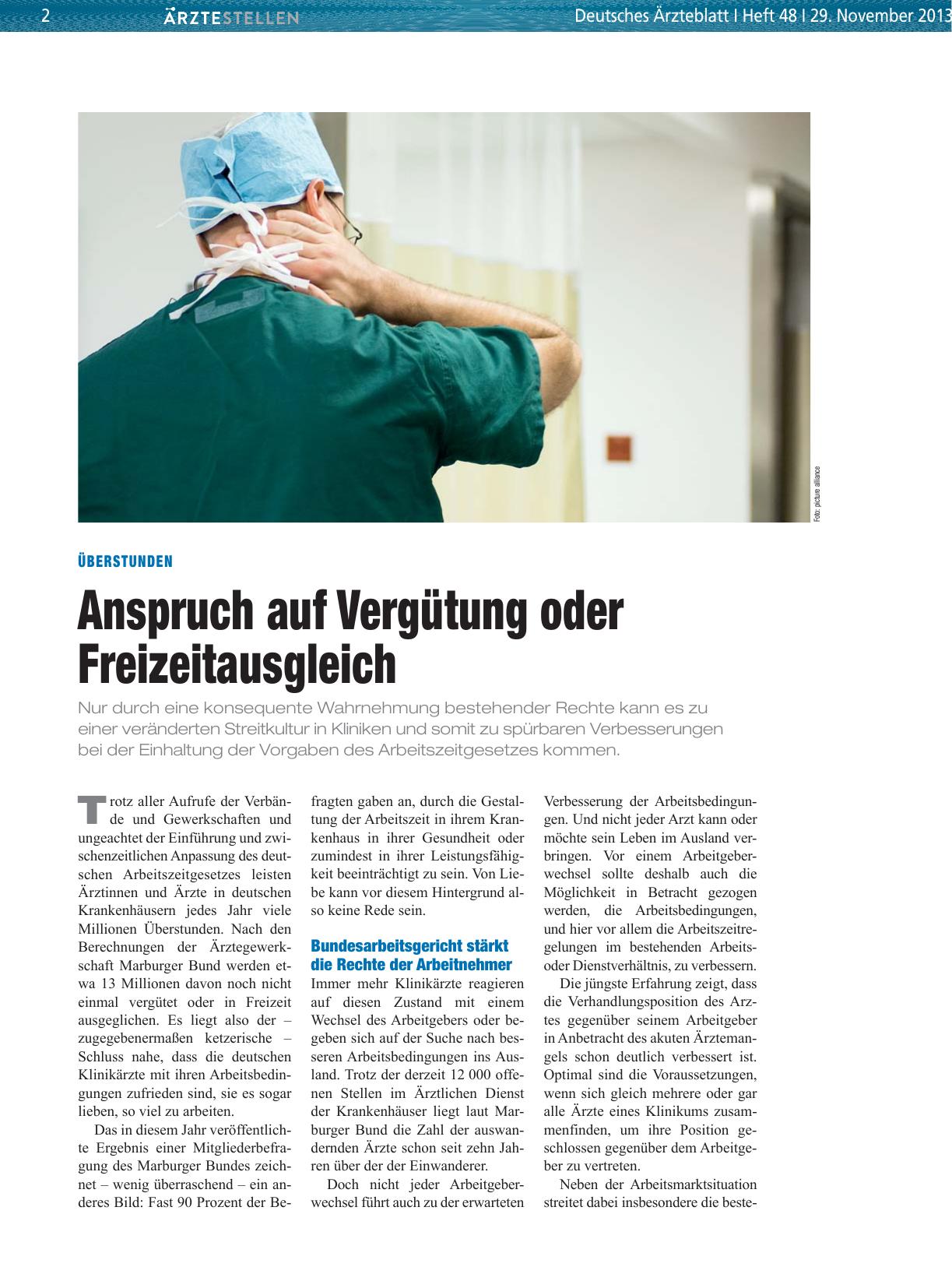 Vorschauseite 1: Überstunden: Anspruch auf Vergütung oder Freizeitausgleich