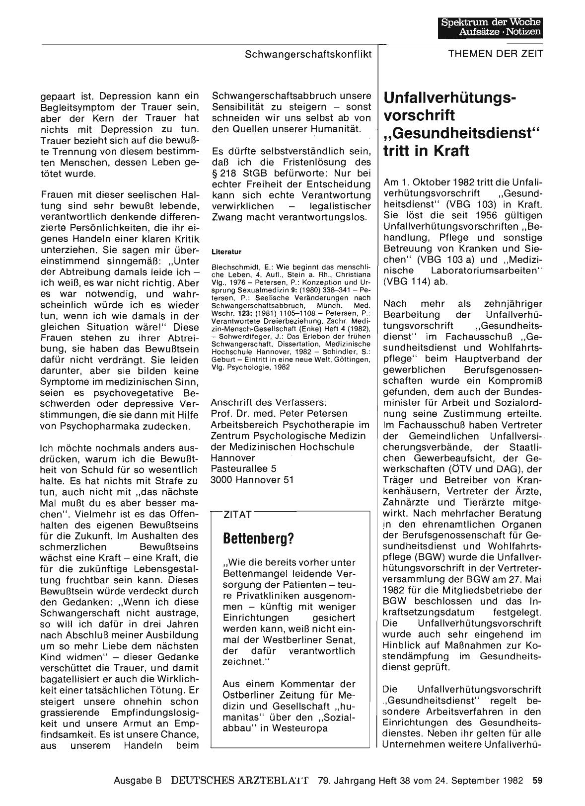 Vorschauseite 1: ZITAT: Bettenberg?