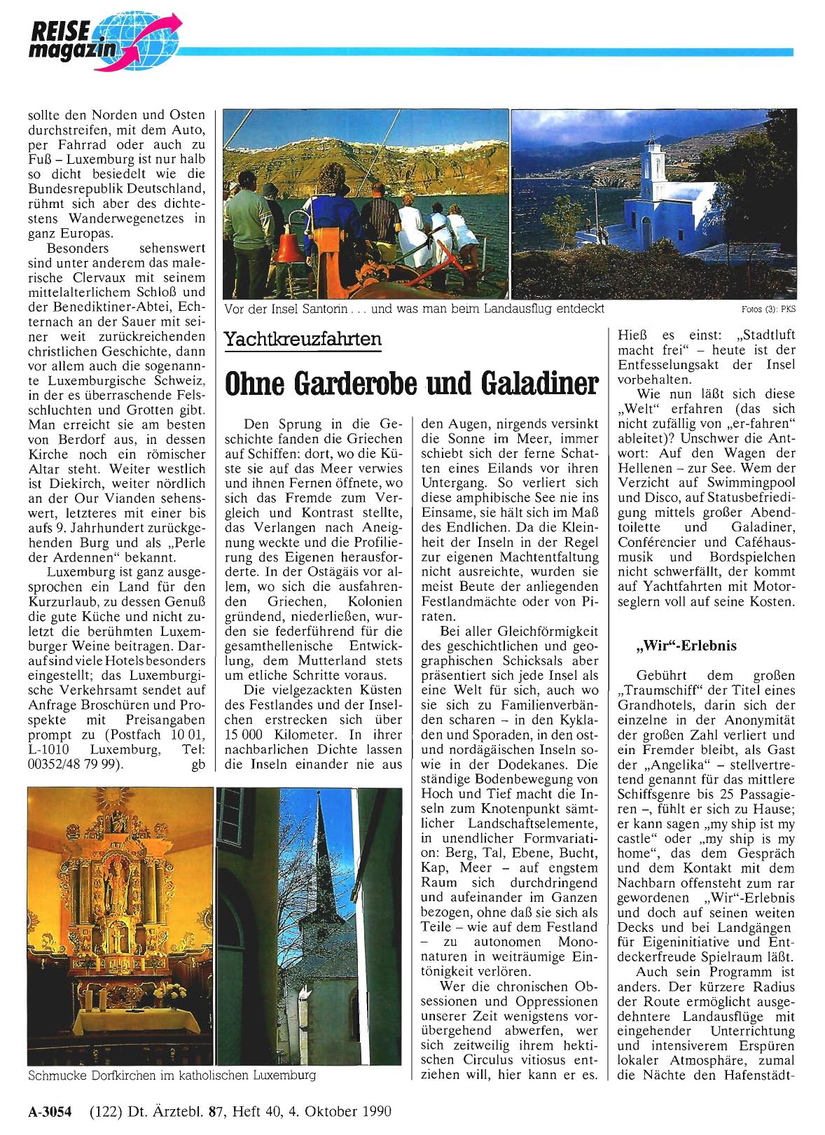 Vorschauseite 1: Yächtkreuzfahrten: Ohne Garderobe und Galadiner