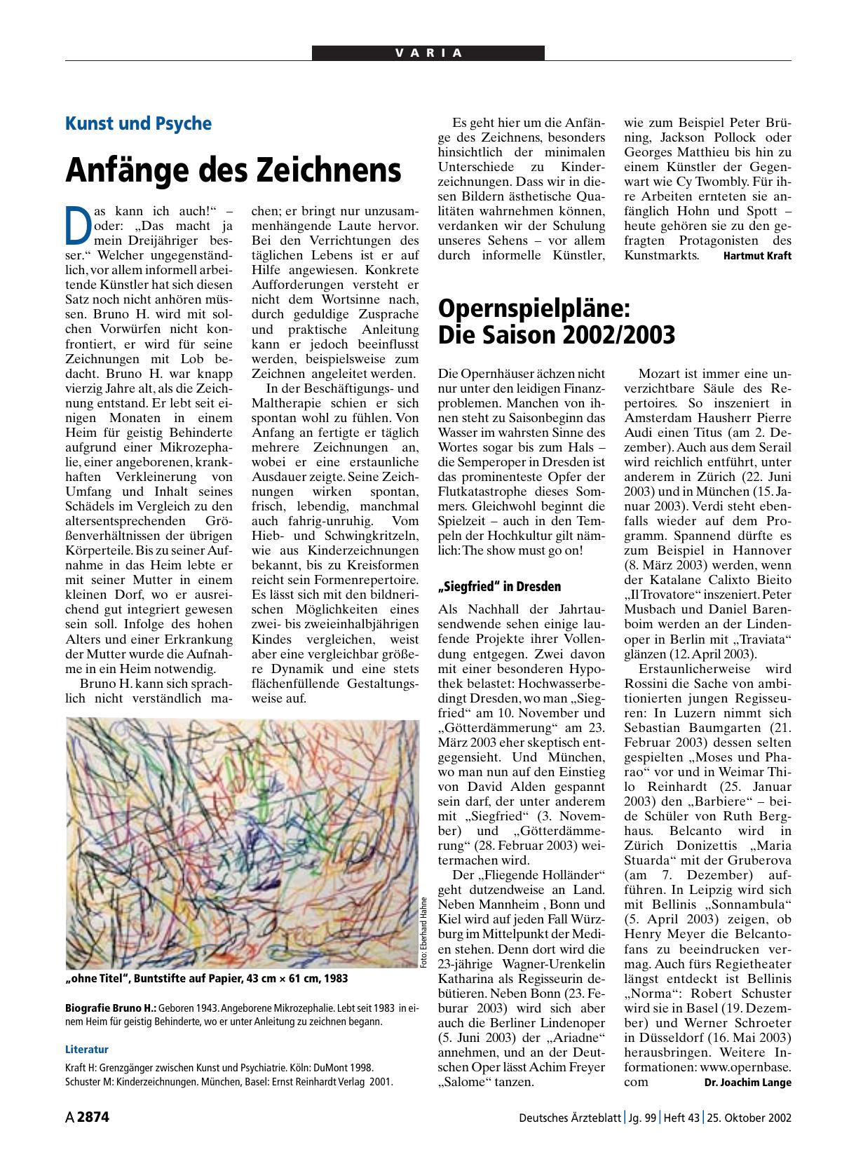 Vorschauseite 1: Kunst und Psyche: Anfänge des Zeichnens