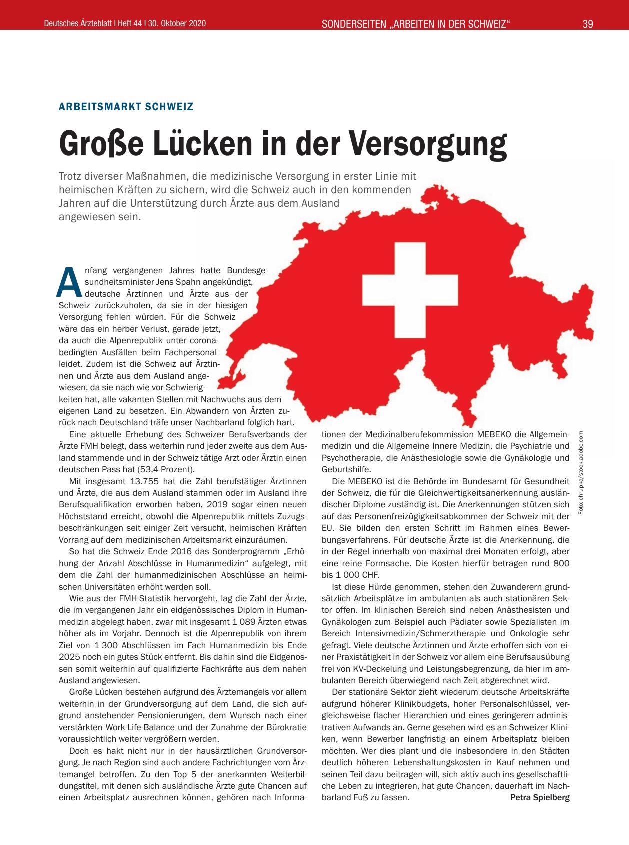 Vorschauseite 1: Arbeitsmarkt Schweiz: Große Lücken in der Versorgung