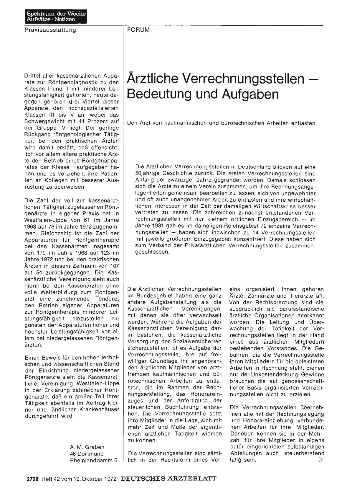 Vorschauseite 1: Ärztliche Verrechnungsstellen — Bedeutung und Aufgaben