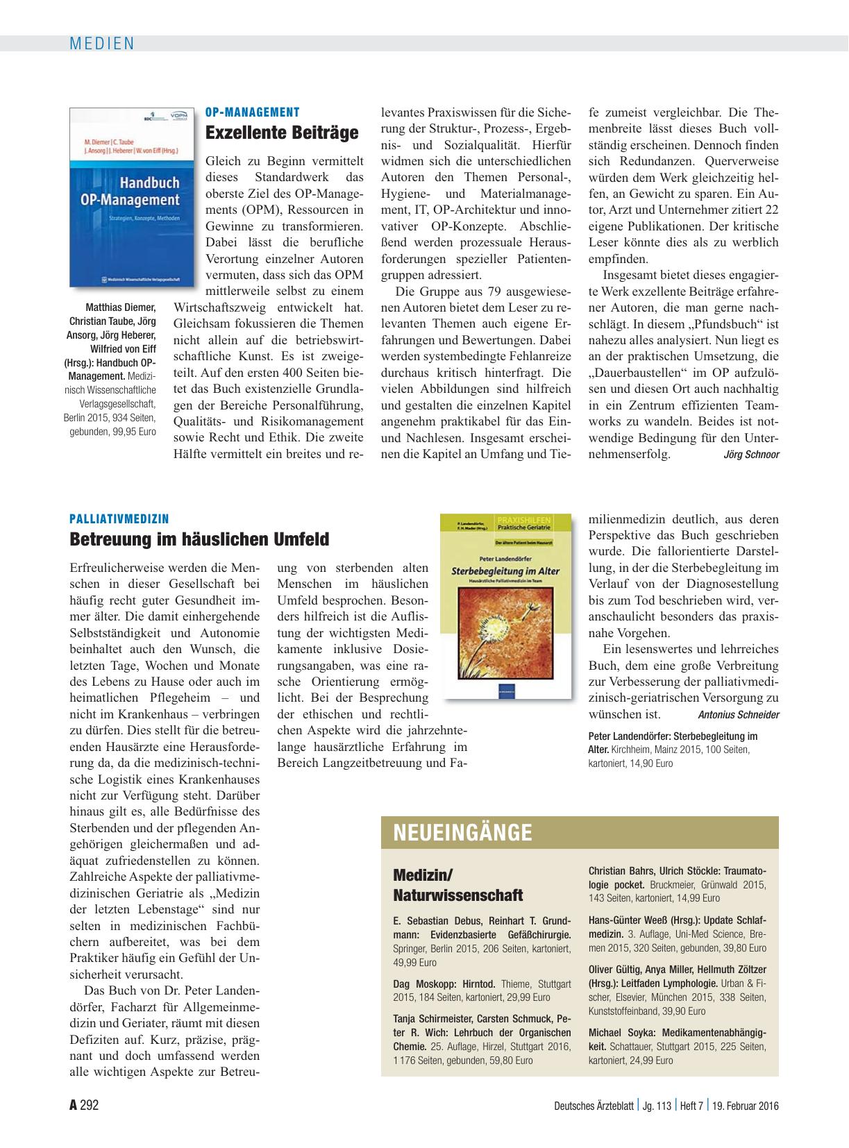 Vorschauseite 1: Neueingänge