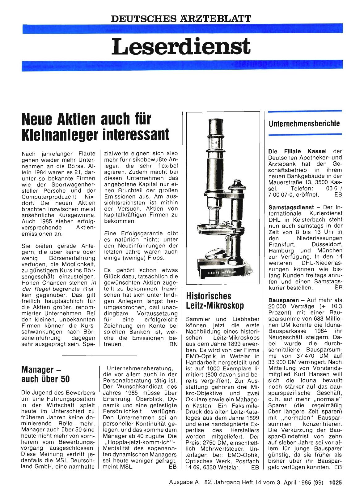 Vorschauseite 1: Historisches Leitz-Mikroskop
