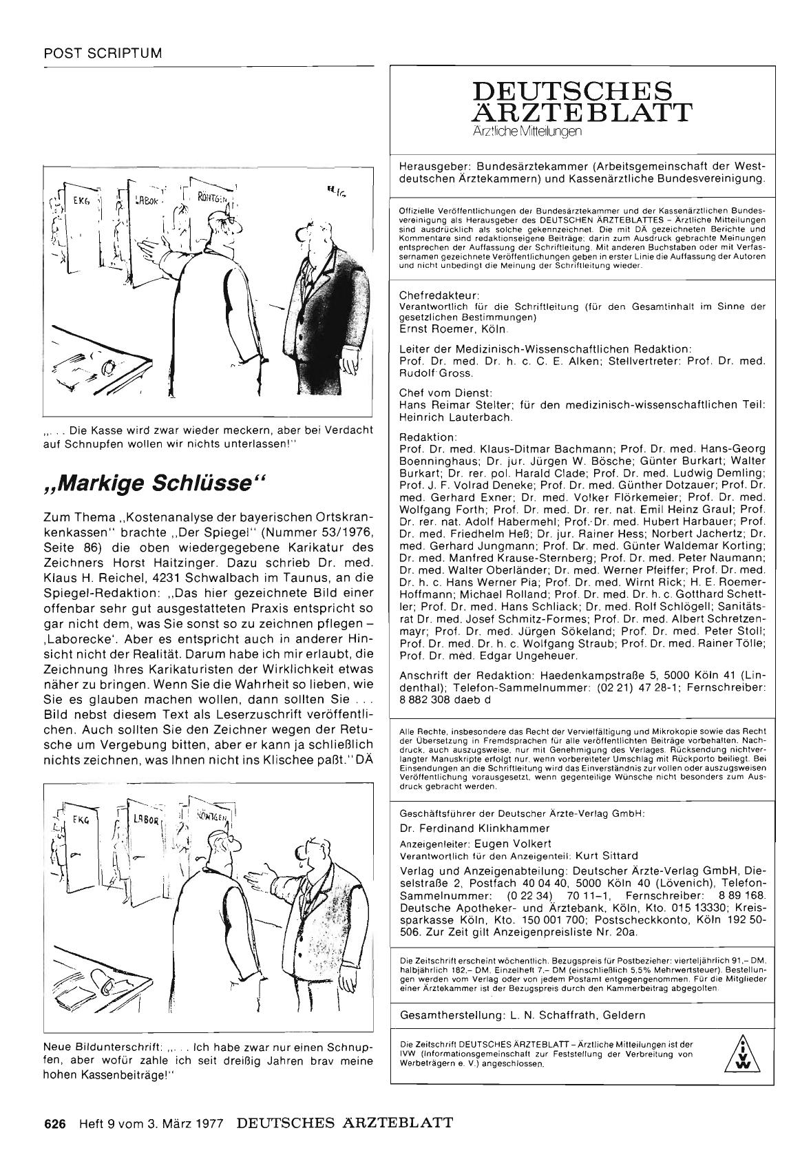 Vorschauseite 1: „Markige Schlüsse“