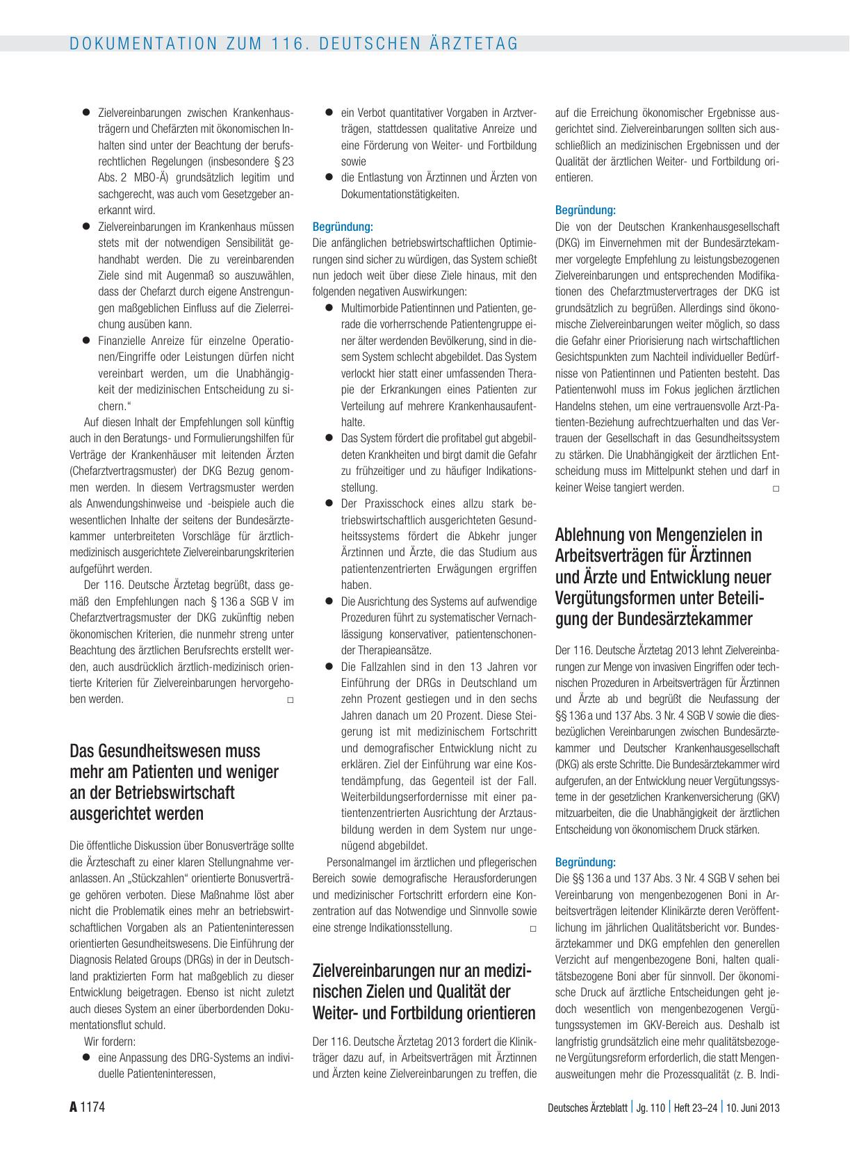 Vorschauseite 5: Entschliessungen zum Tagesordnungspunkt I: Gesundheits-, Sozialund ärztliche Berufspolitik