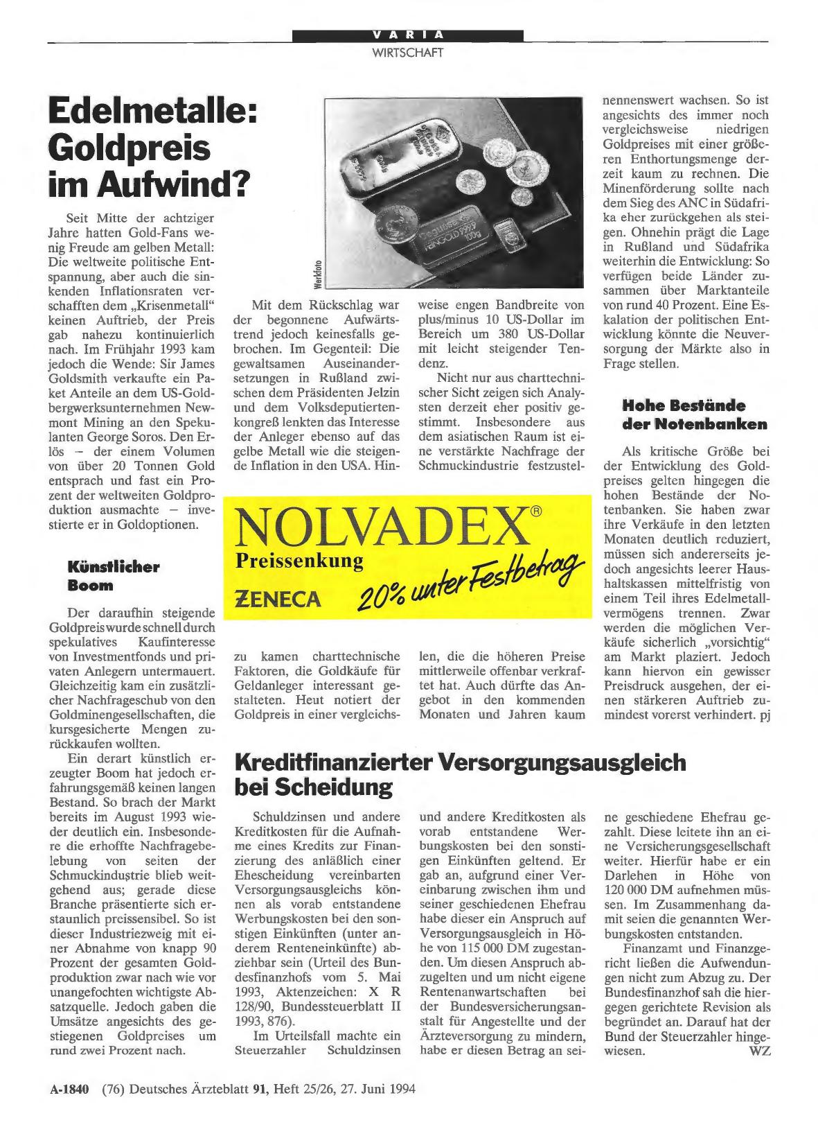 Vorschauseite 1: Kreditfinanzierter Versorgungsausgleich bei Scheidung