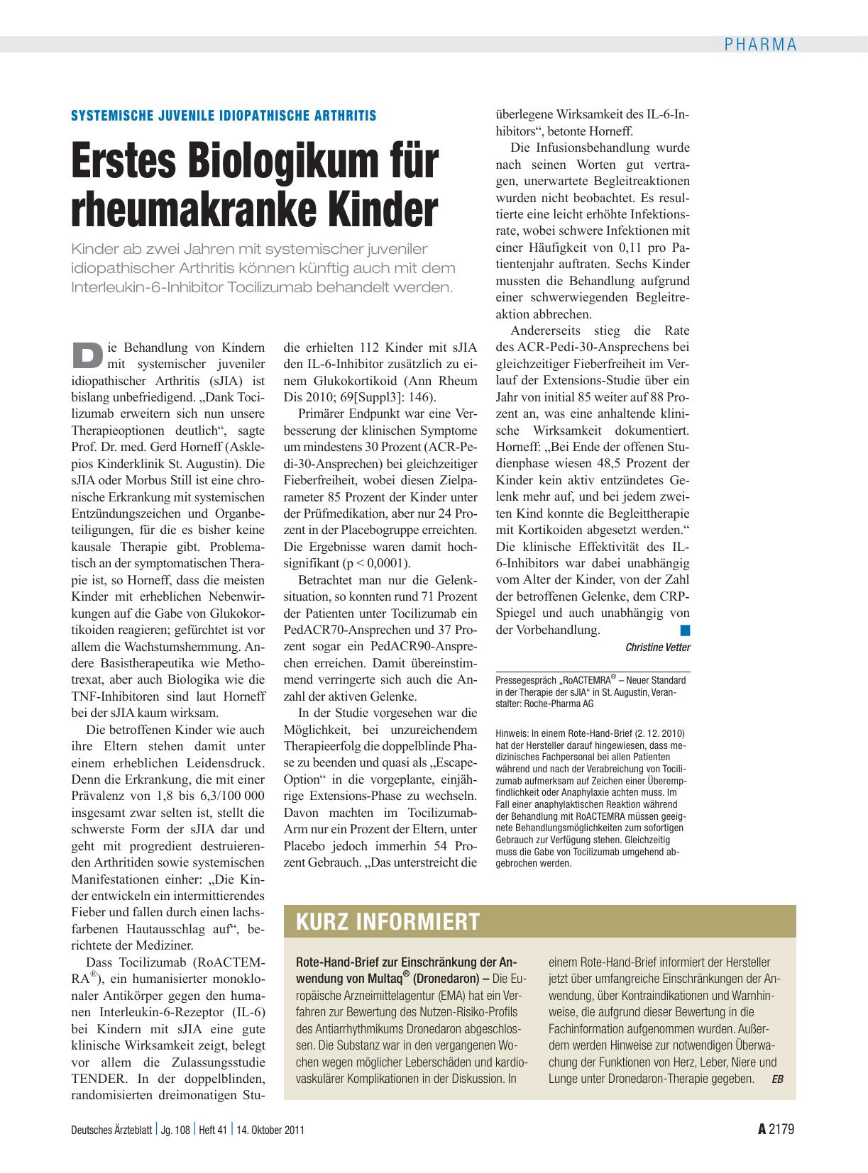 Vorschauseite 1: Kurz Informiert