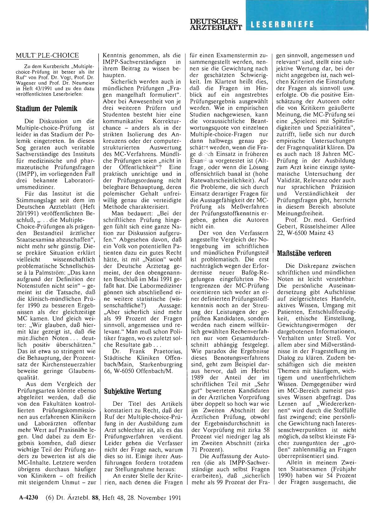 Vorschauseite 1: MULTIPLE-CHOICE: Maßstäbe verloren