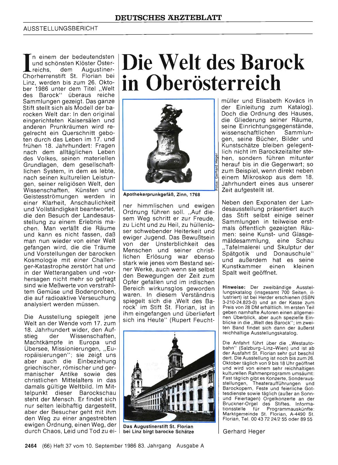 Vorschauseite 1: Die Welt des Barock in Oberösterreich