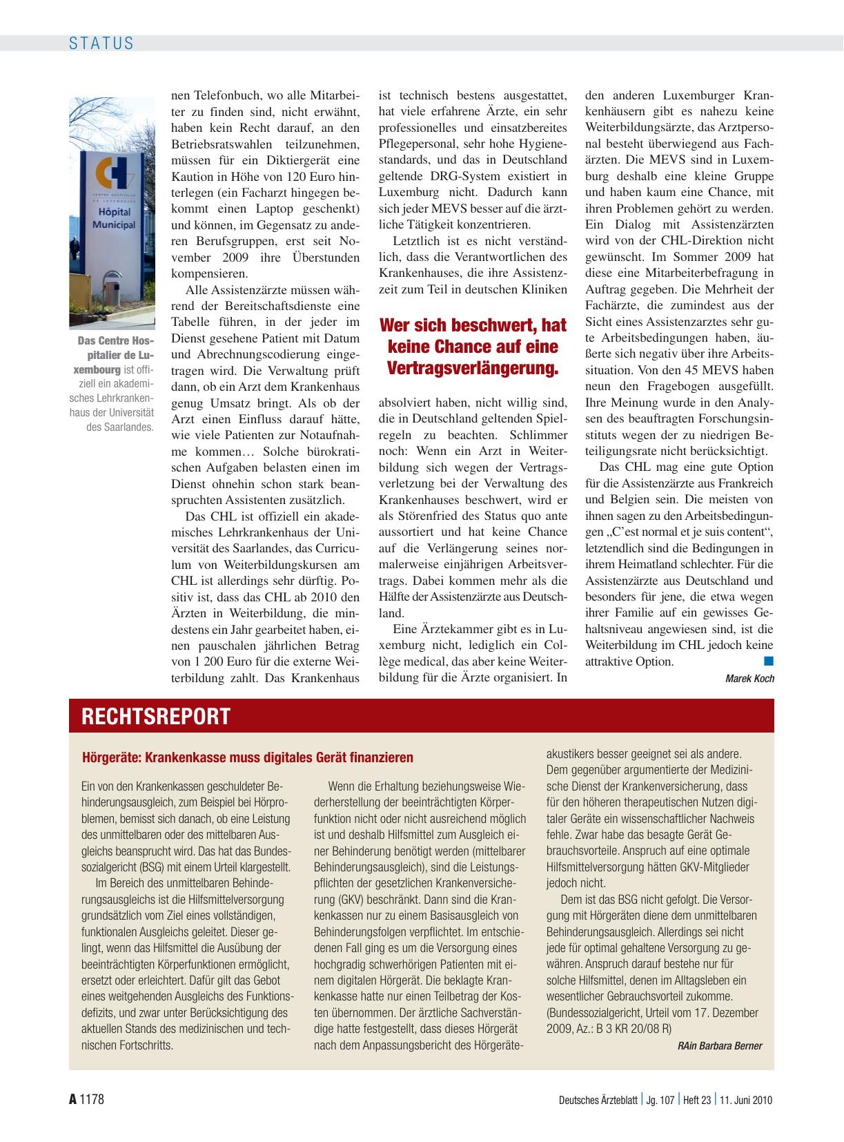 Vorschauseite 1: Hörgeräte: Krankenkasse muss digitales Gerät finanzieren