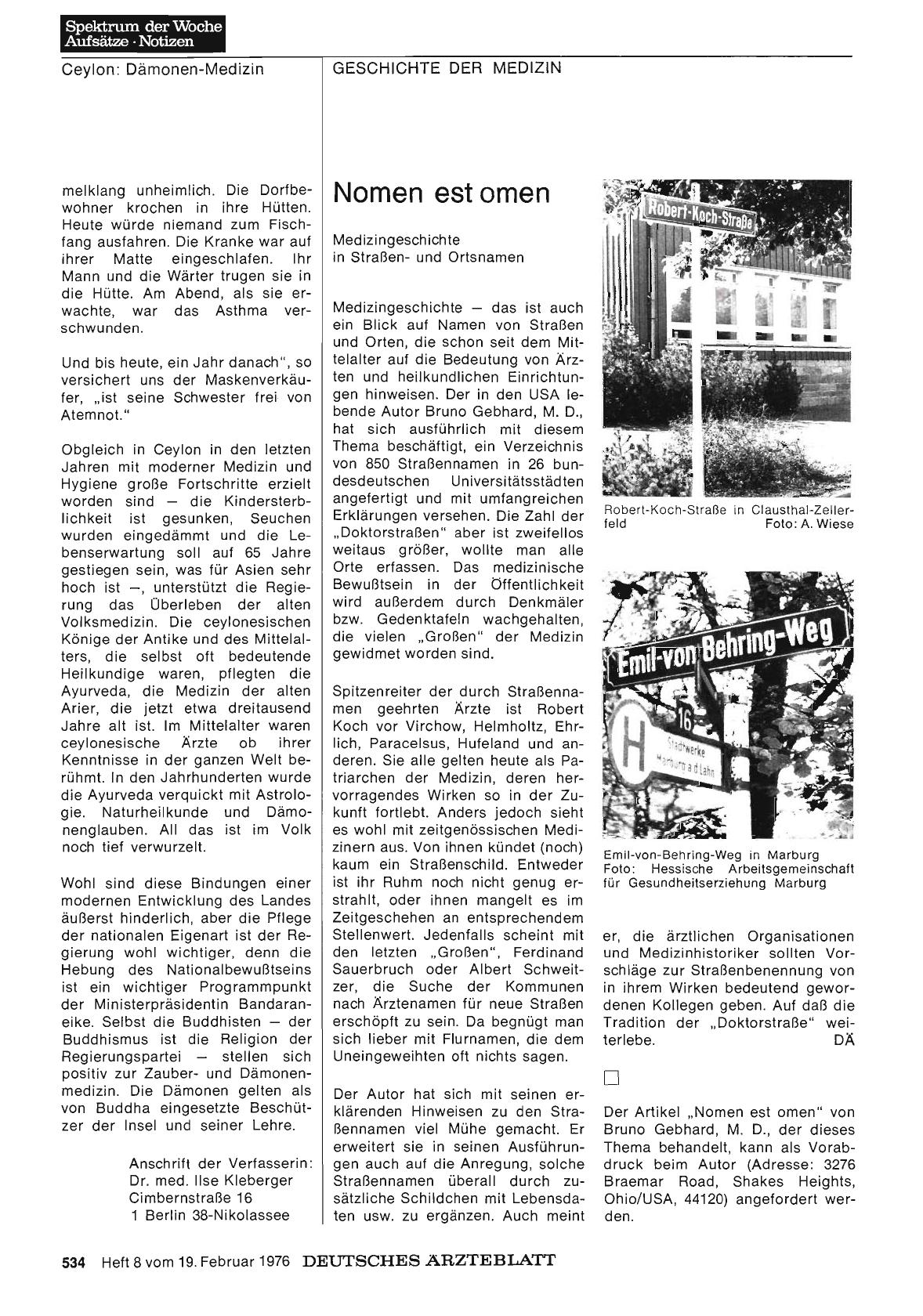 Vorschauseite 1: Nomen est omen