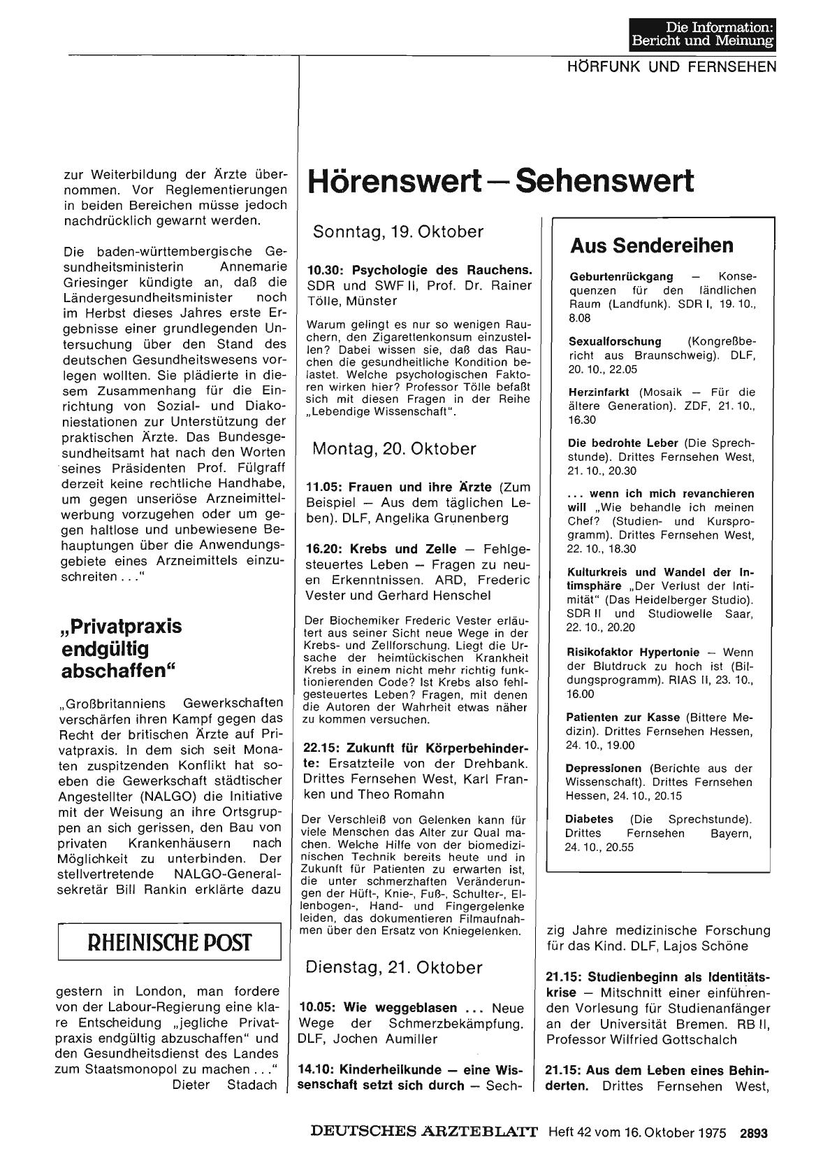 Vorschauseite 1: „Privatpraxis endgültig abschaffen“