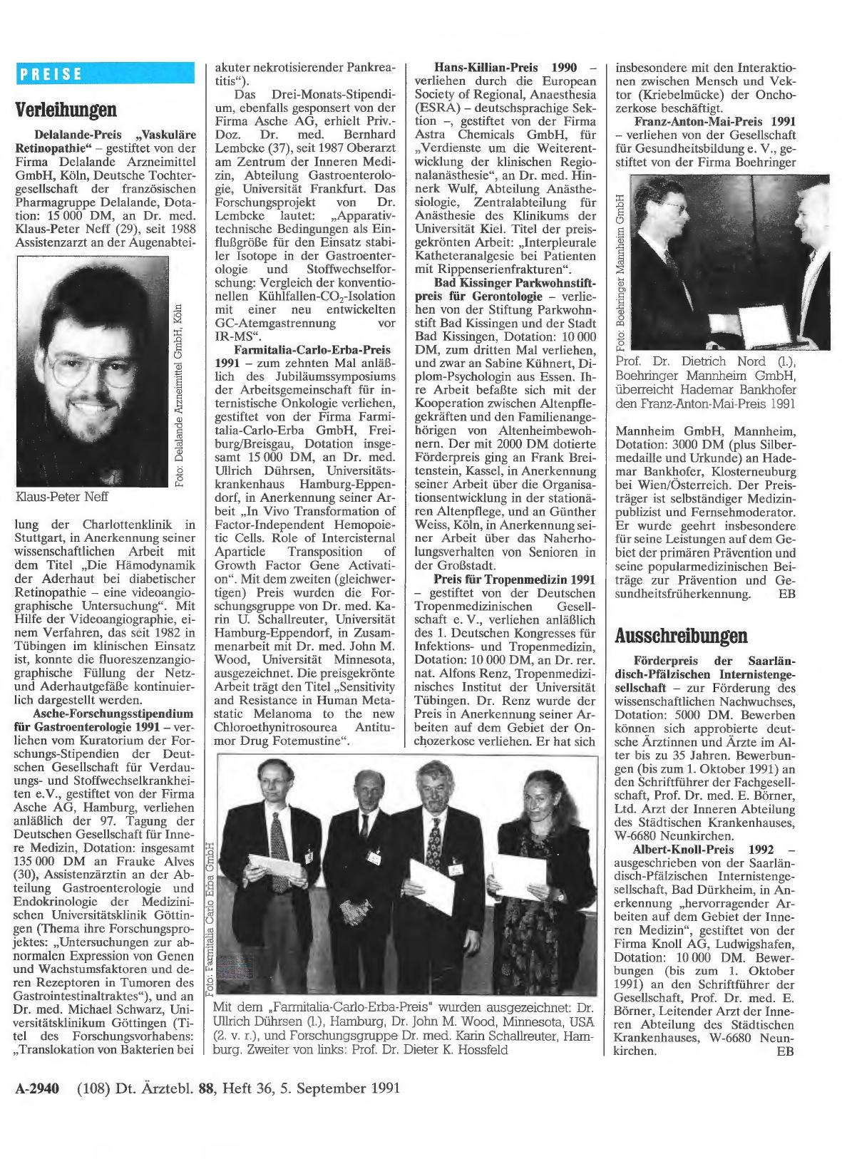 Vorschauseite 1: PREISE