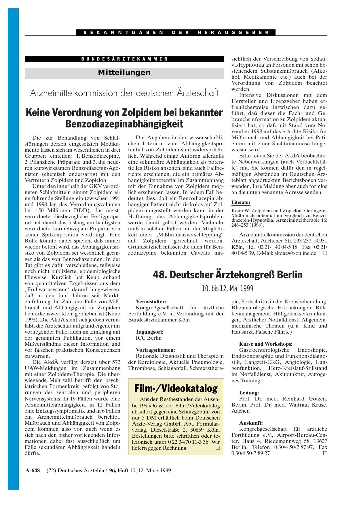 Vorschauseite 1: Film-/Videokatalog