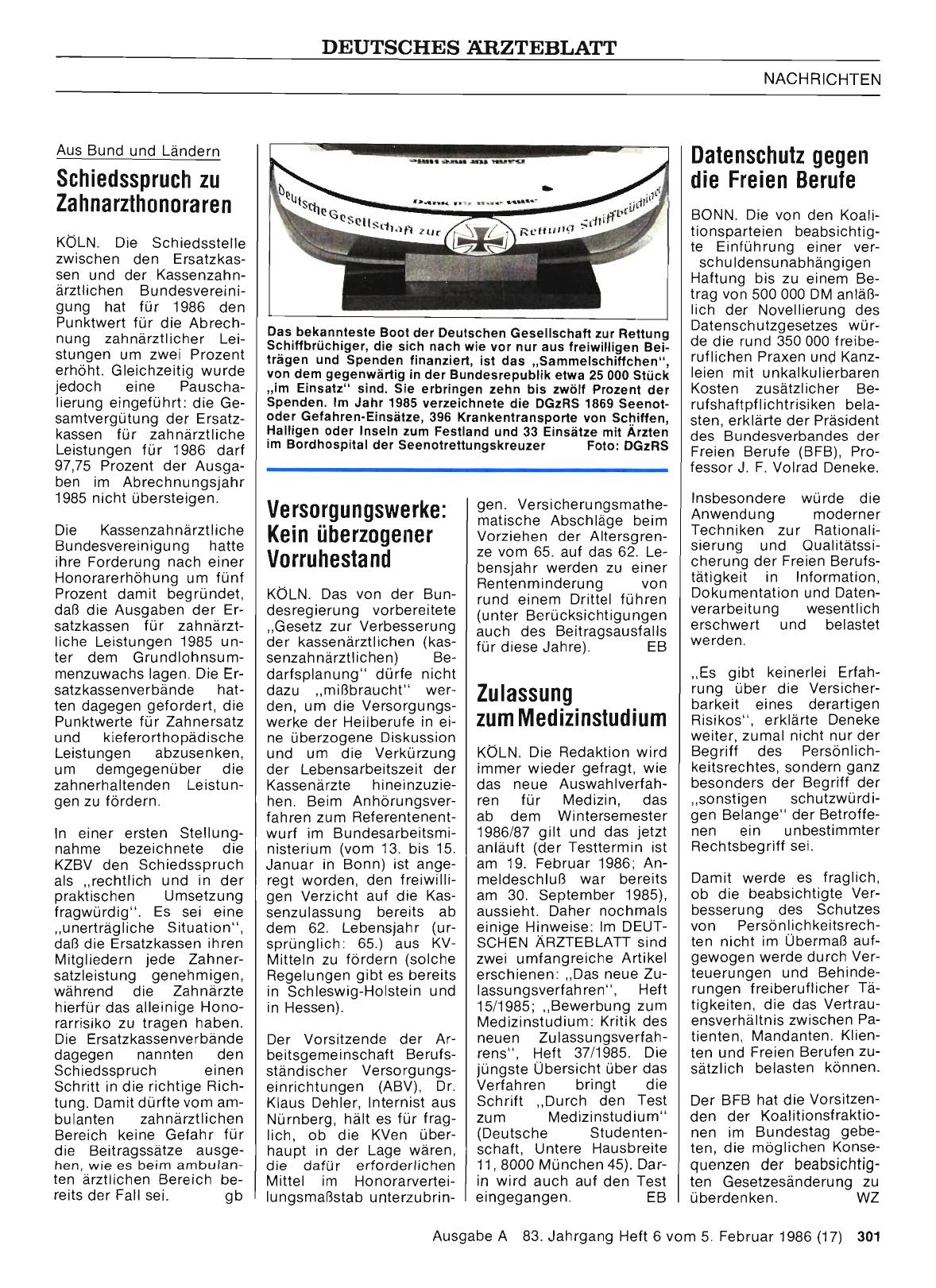 Vorschauseite 1: Versorgungswerke: Kein überzogener Vorruhestand
