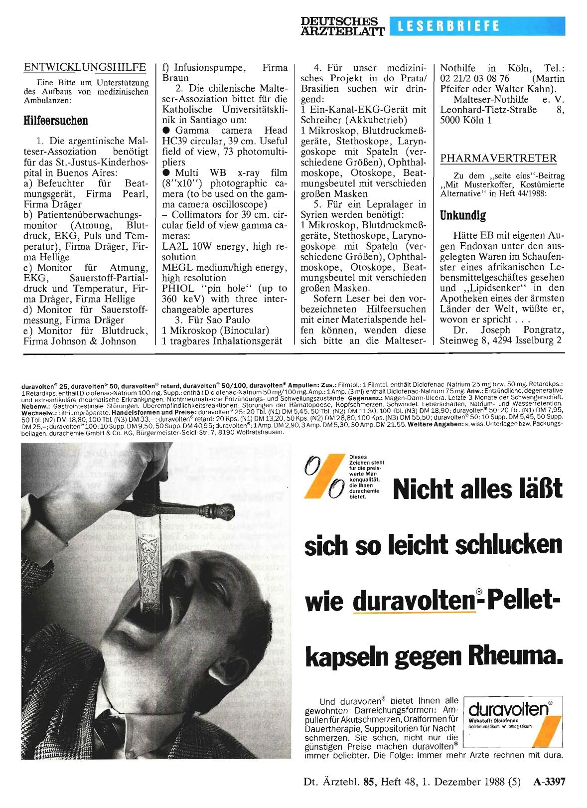 Vorschauseite 1: PHARMAVERTRETER: Unkundig