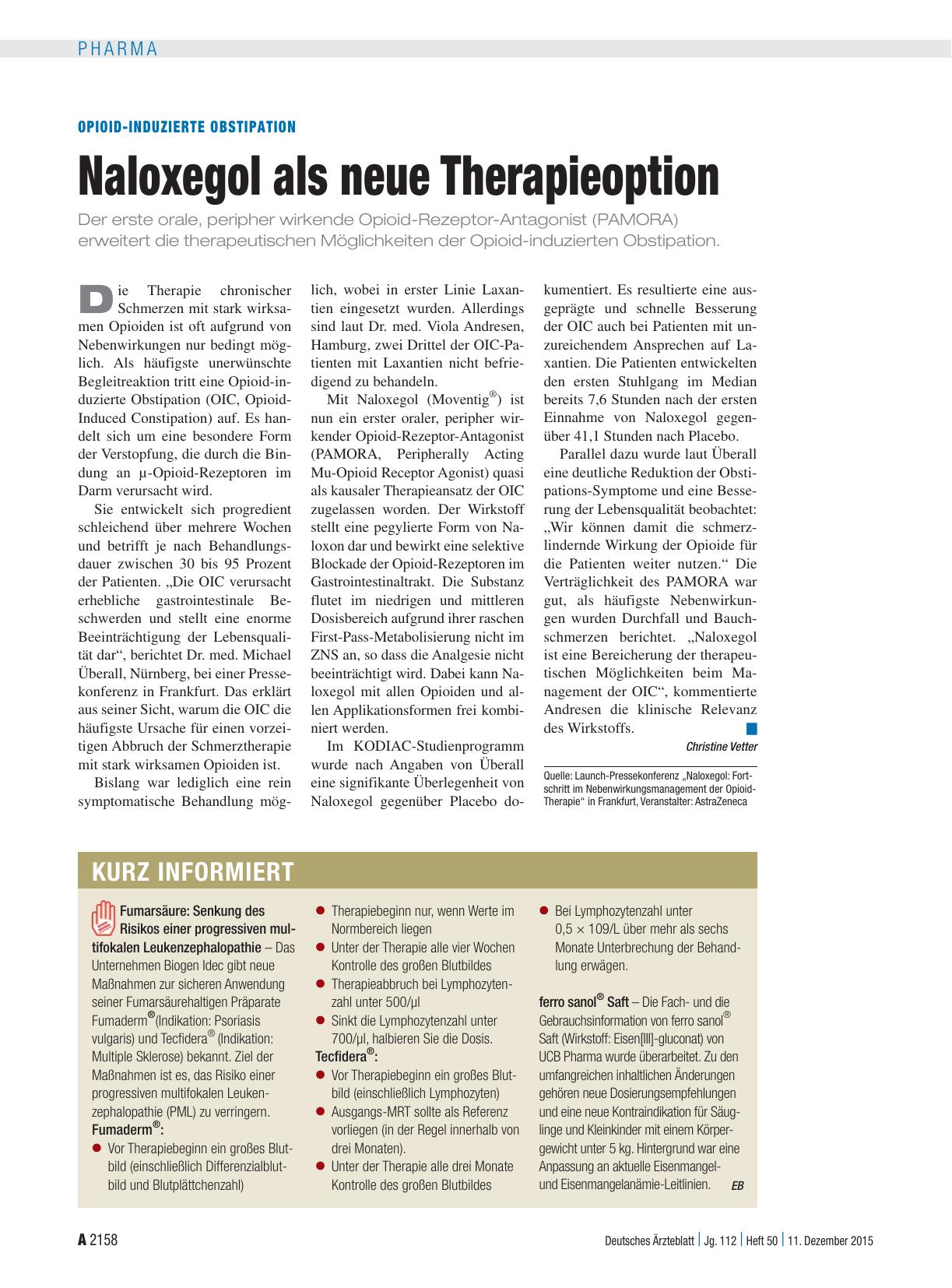 Vorschauseite 1: Kurz informiert
