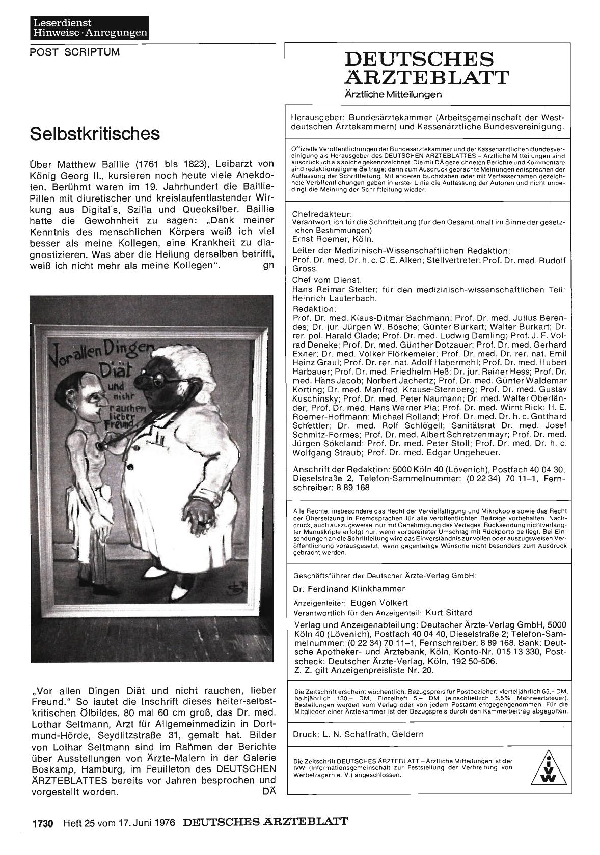 Vorschauseite 1: Selbstkritisches