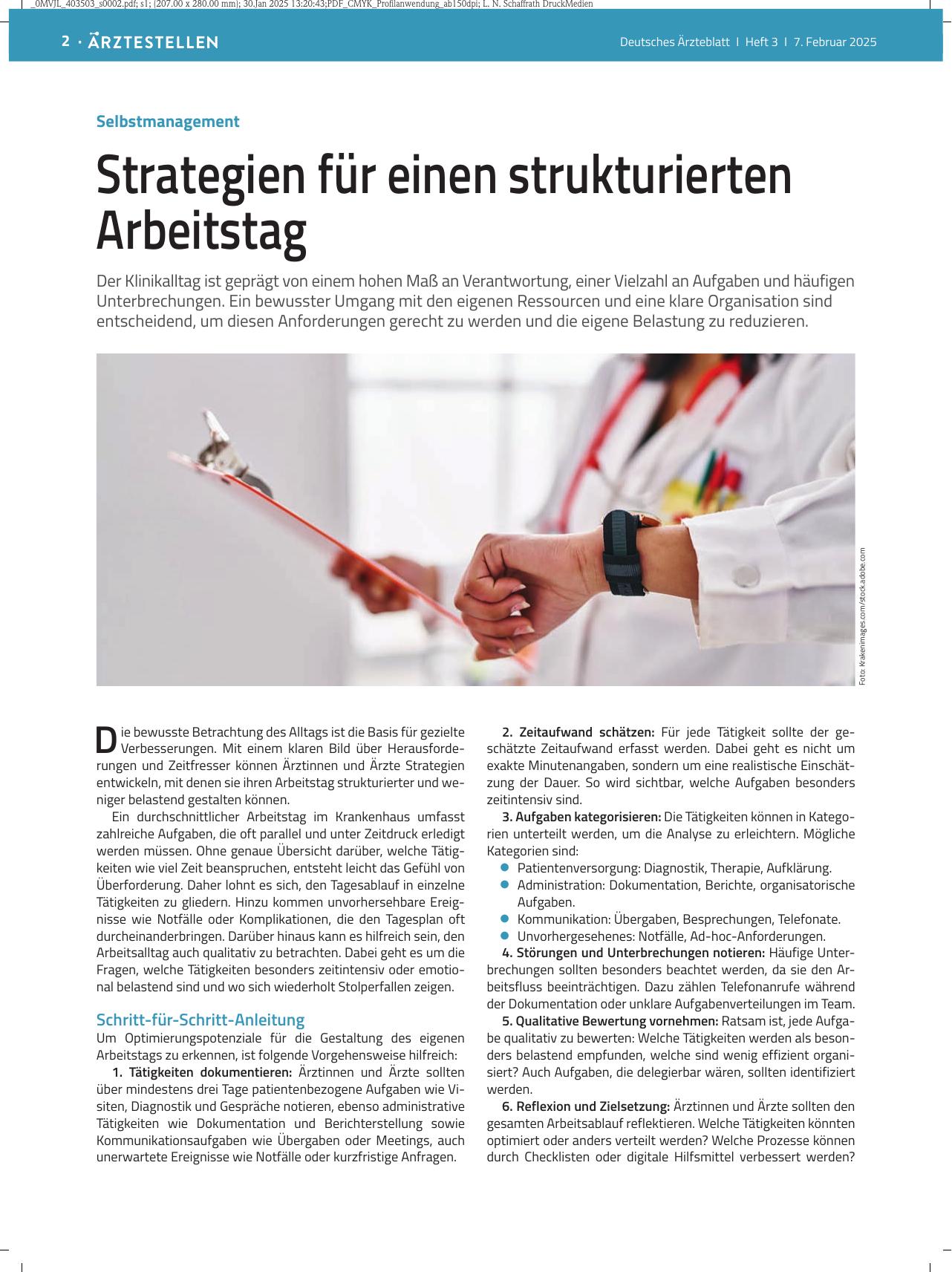 Vorschauseite 1: Selbstmanagement: Strategien für einen strukturierten Arbeitstag