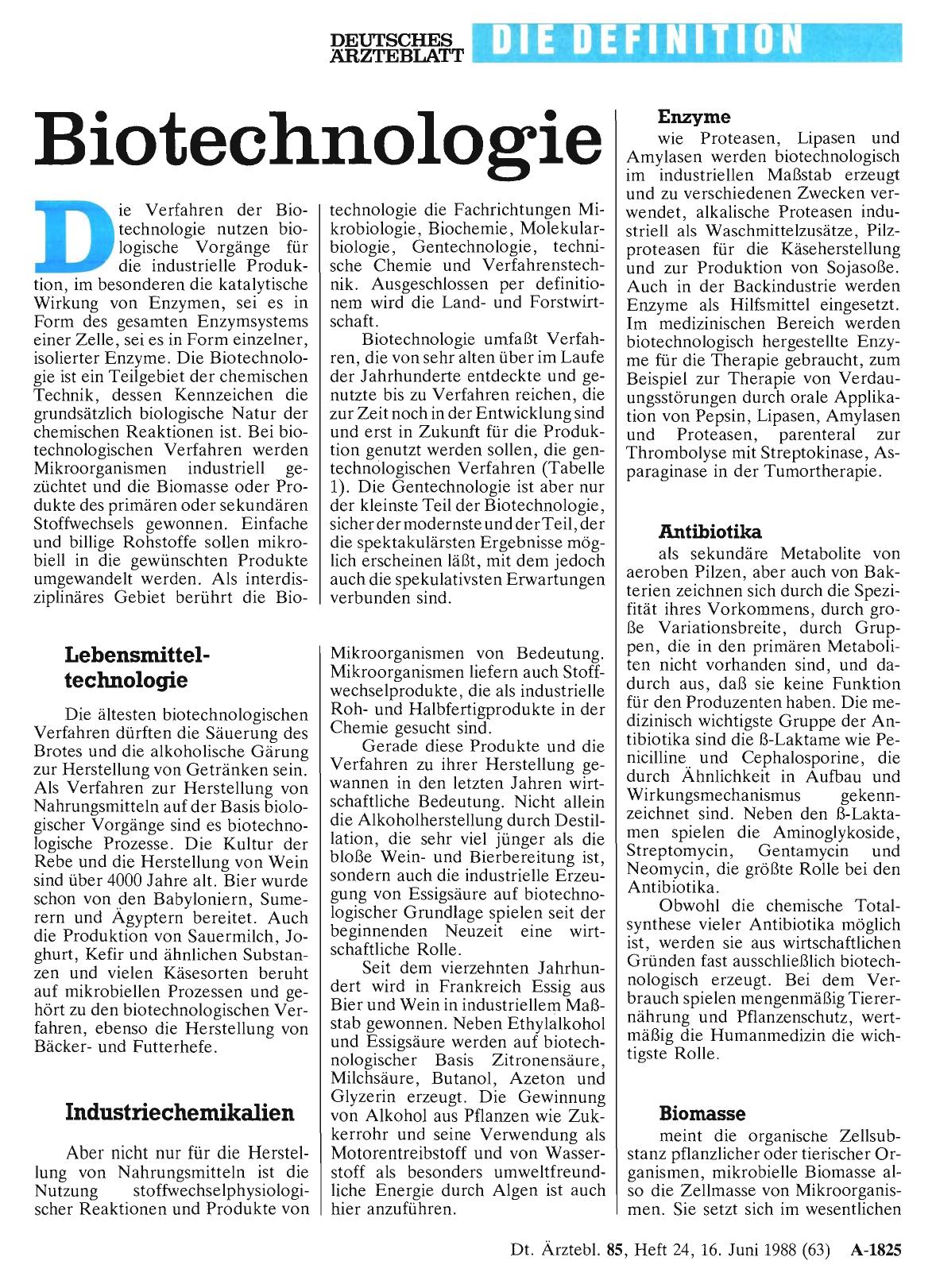 Vorschauseite 1: Biotechnologie