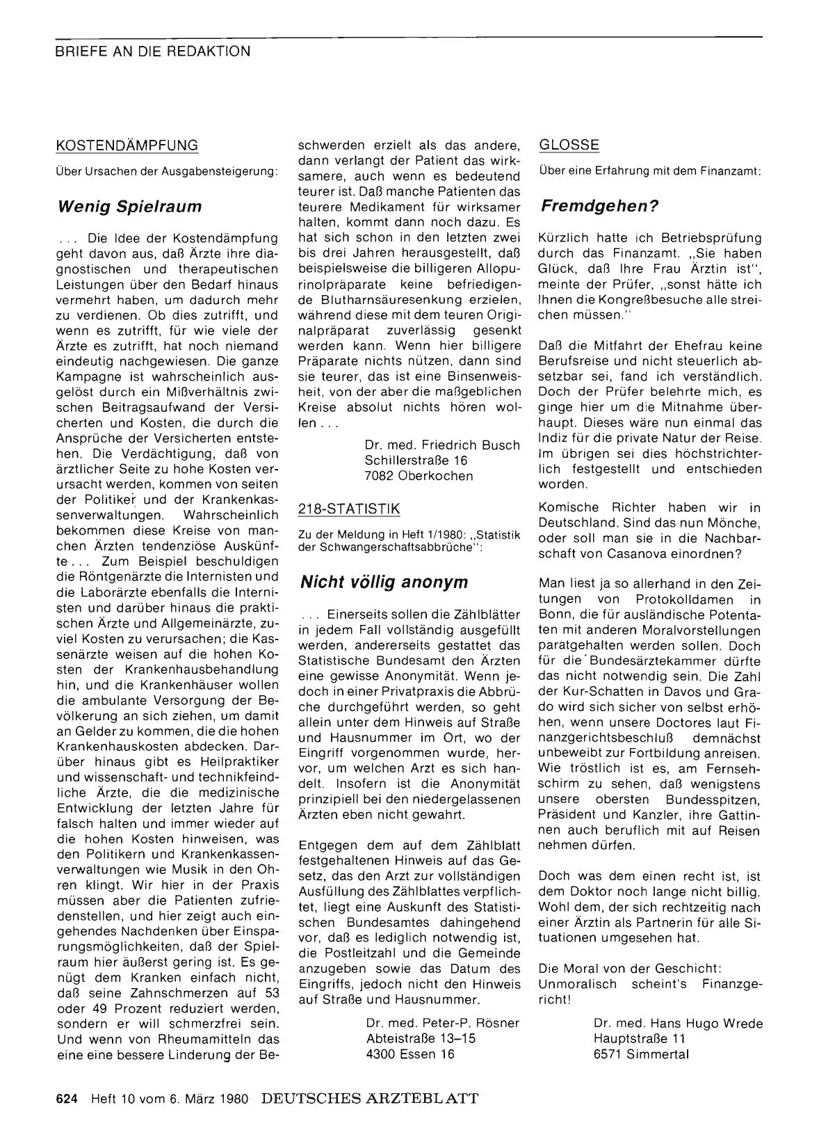 Vorschauseite 1: KOSTENDÄMPFUNG: Wenig Spielraum
