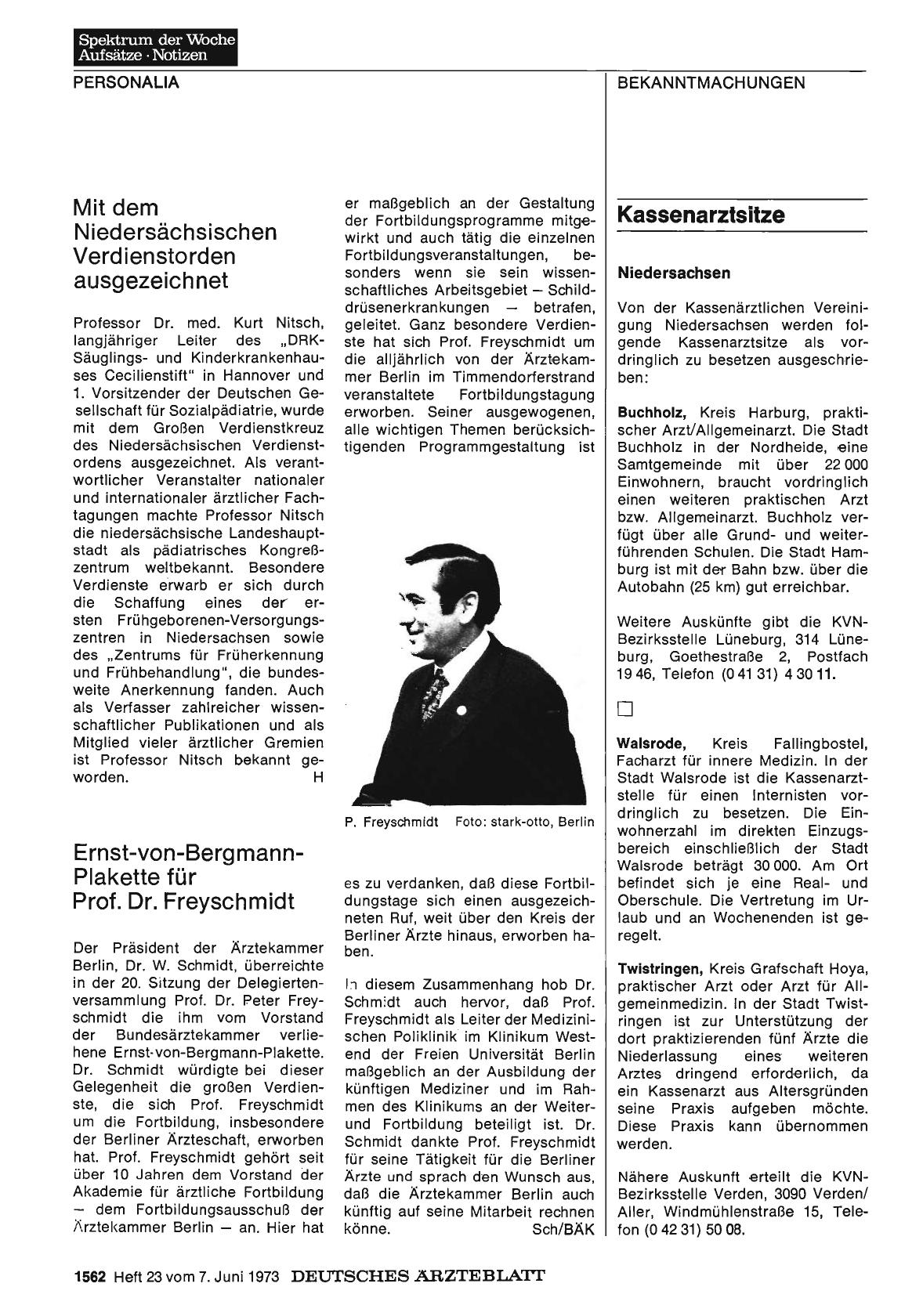 Vorschauseite 1: Kassenarztsitze
