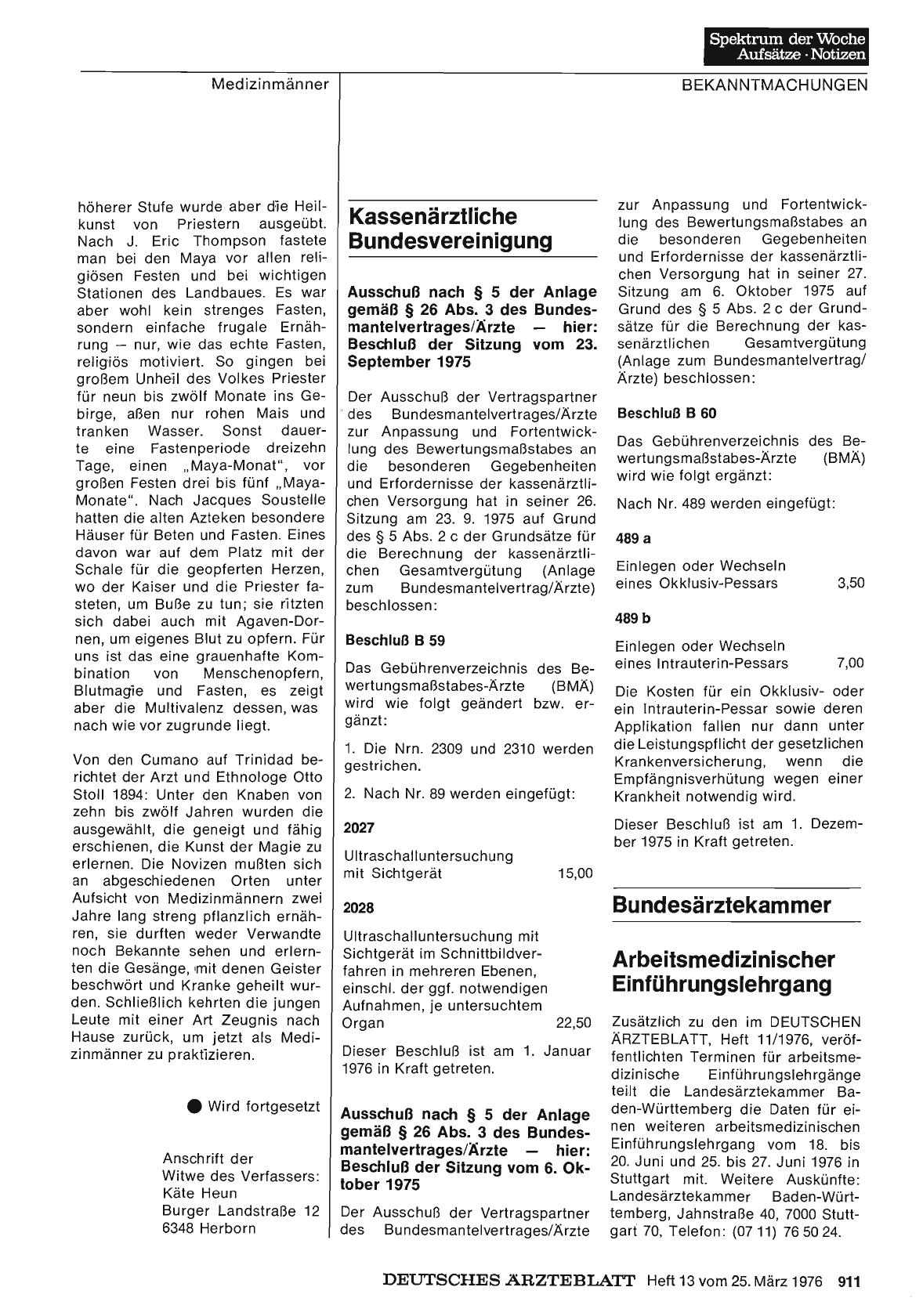 Vorschauseite 1: Kassenärztliche Bundesvereinigung